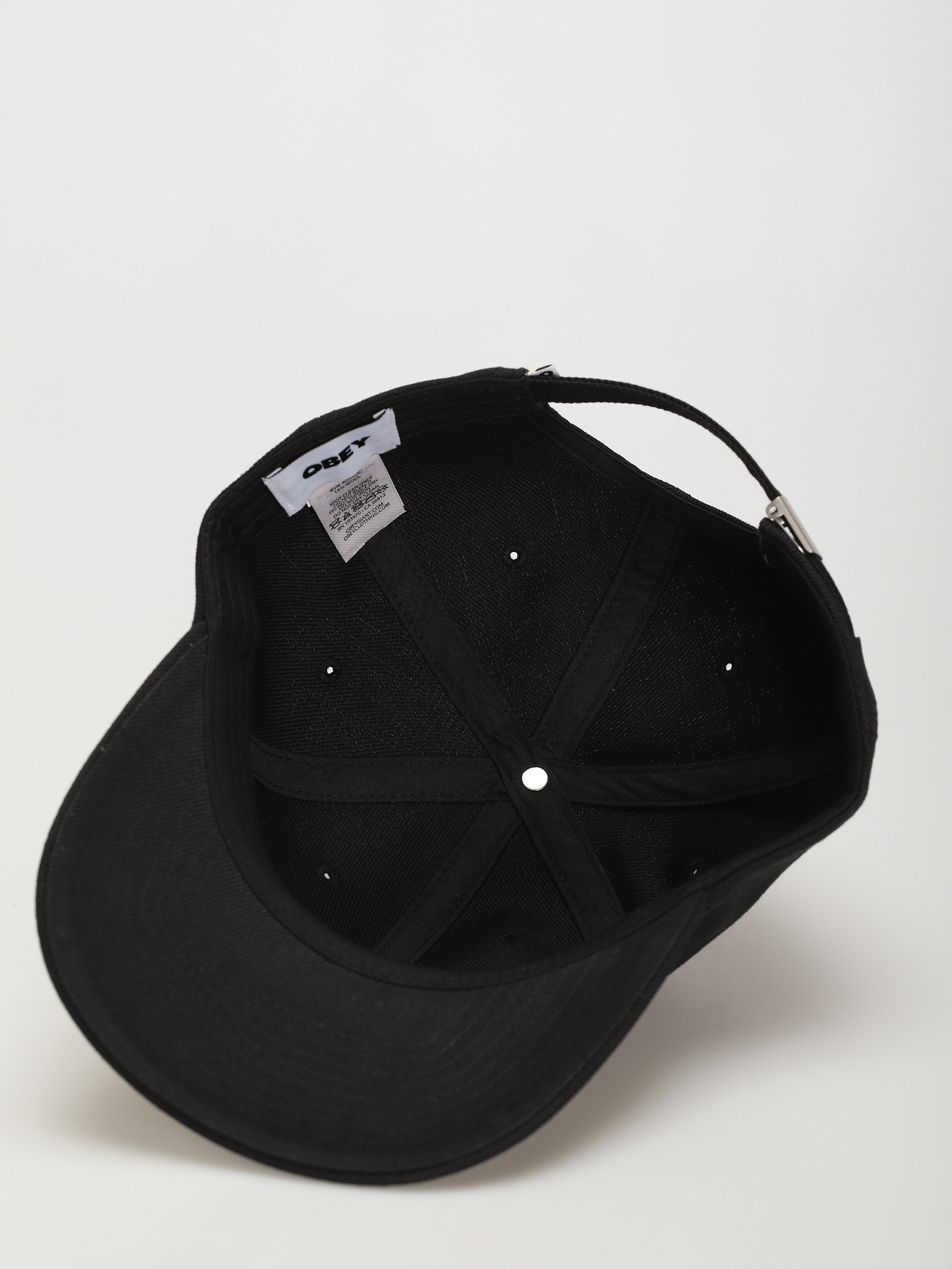 OBEY Bishop 6 Panel Cap (black)