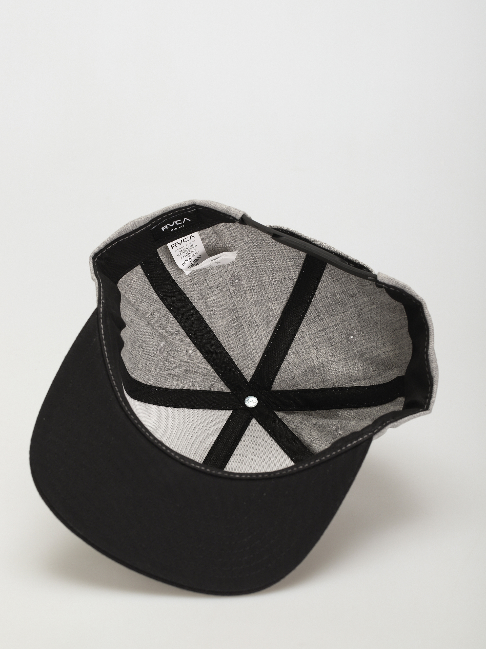 RVCA Rvca Twill Snapback Cap (hthr grey/black)