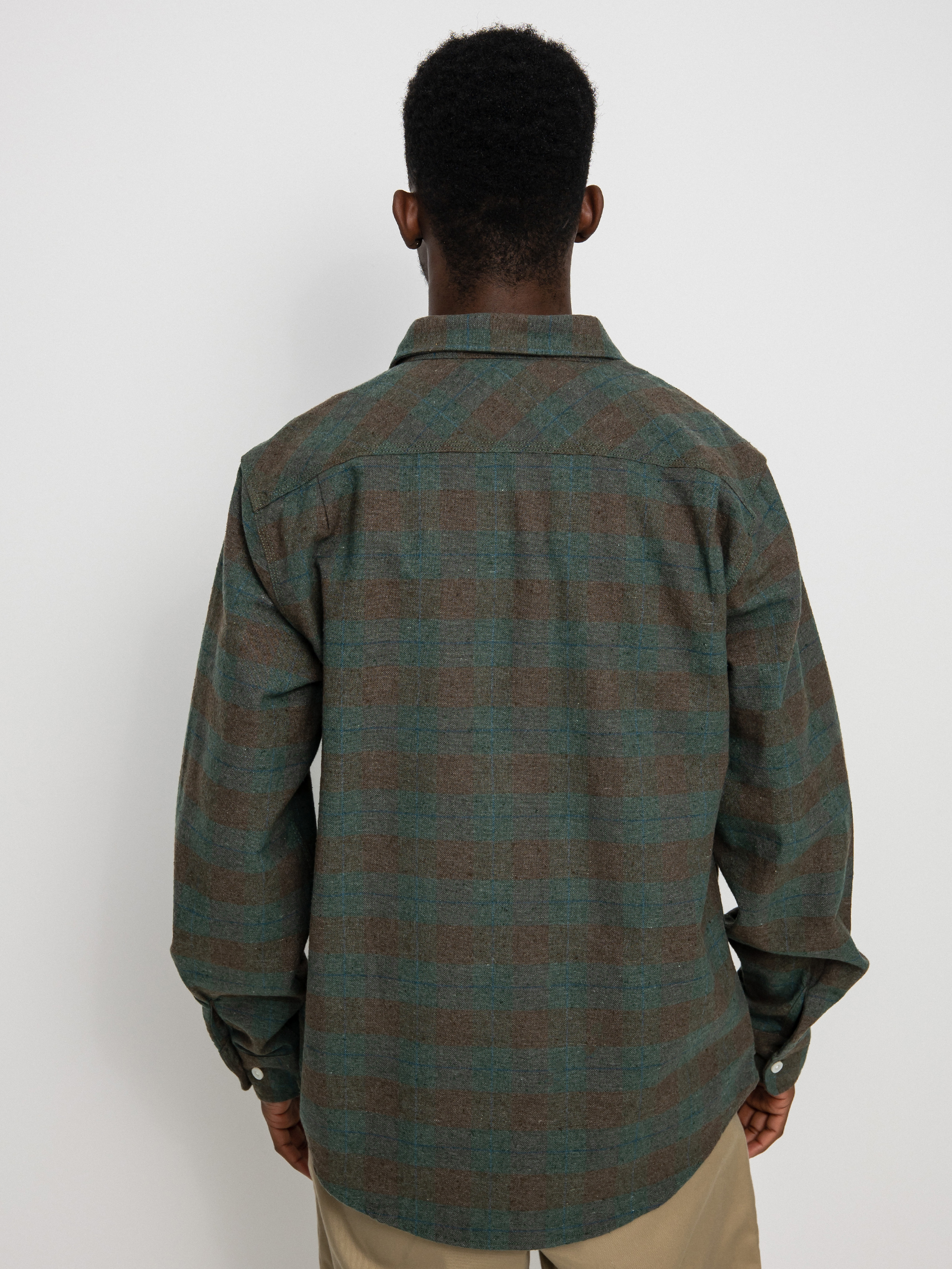 Brixton Bowery Flannel Ls Shirt (ocean)