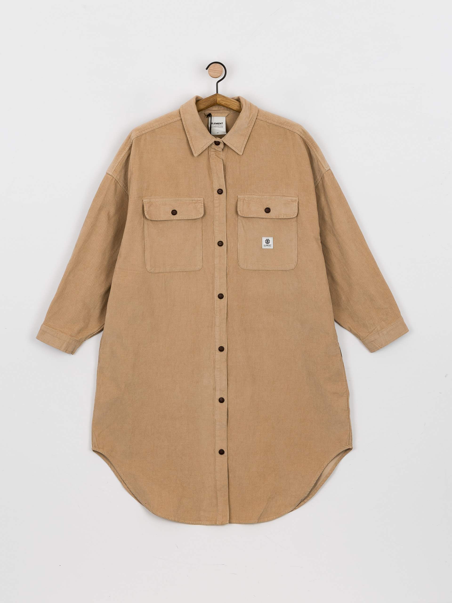 Element Manitoba Cord Shirt Jacket Wmn (oxford tan)