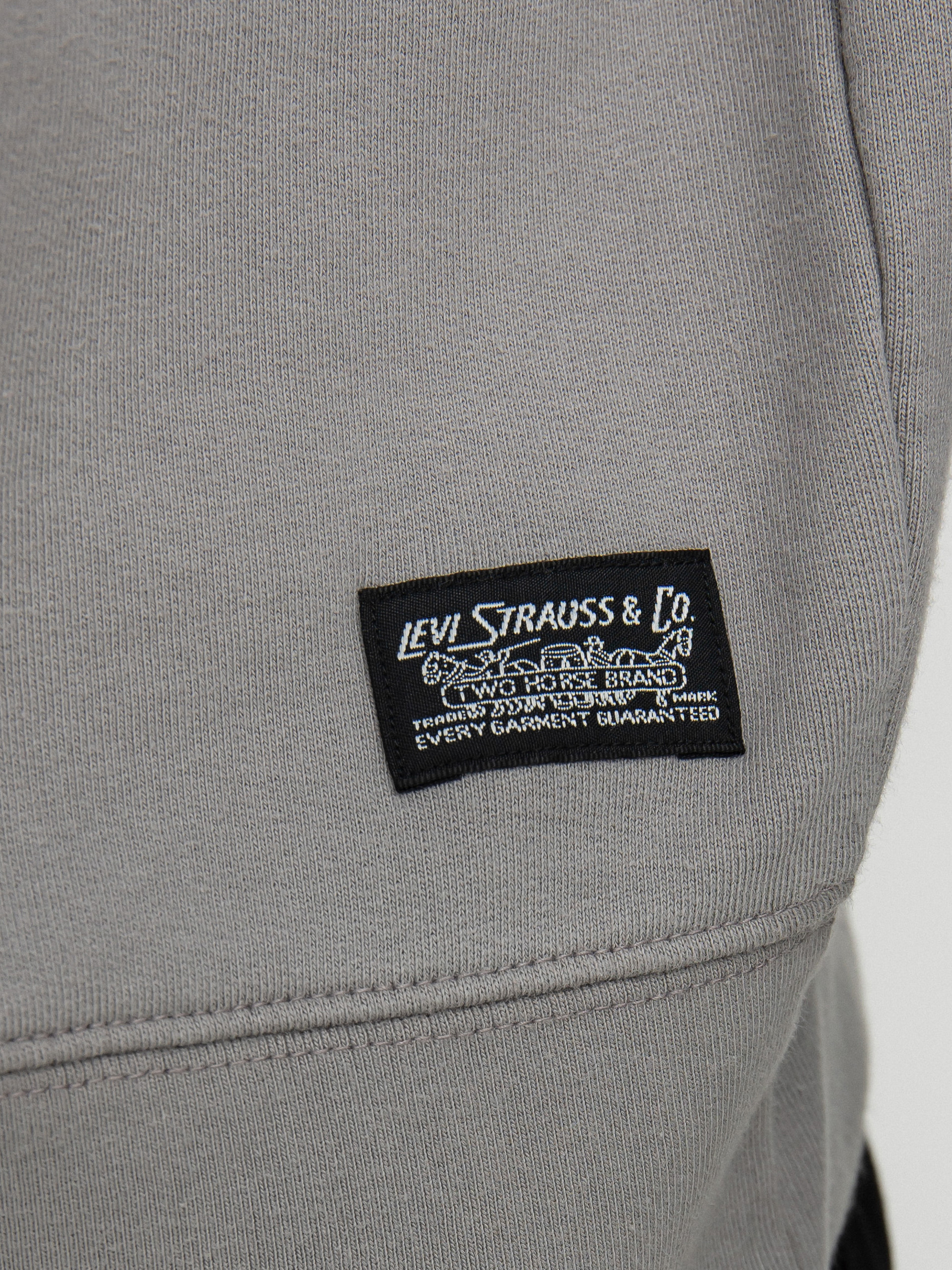 Levi's® Skate New Quarter Zip Sweatshirt (cliff grey)