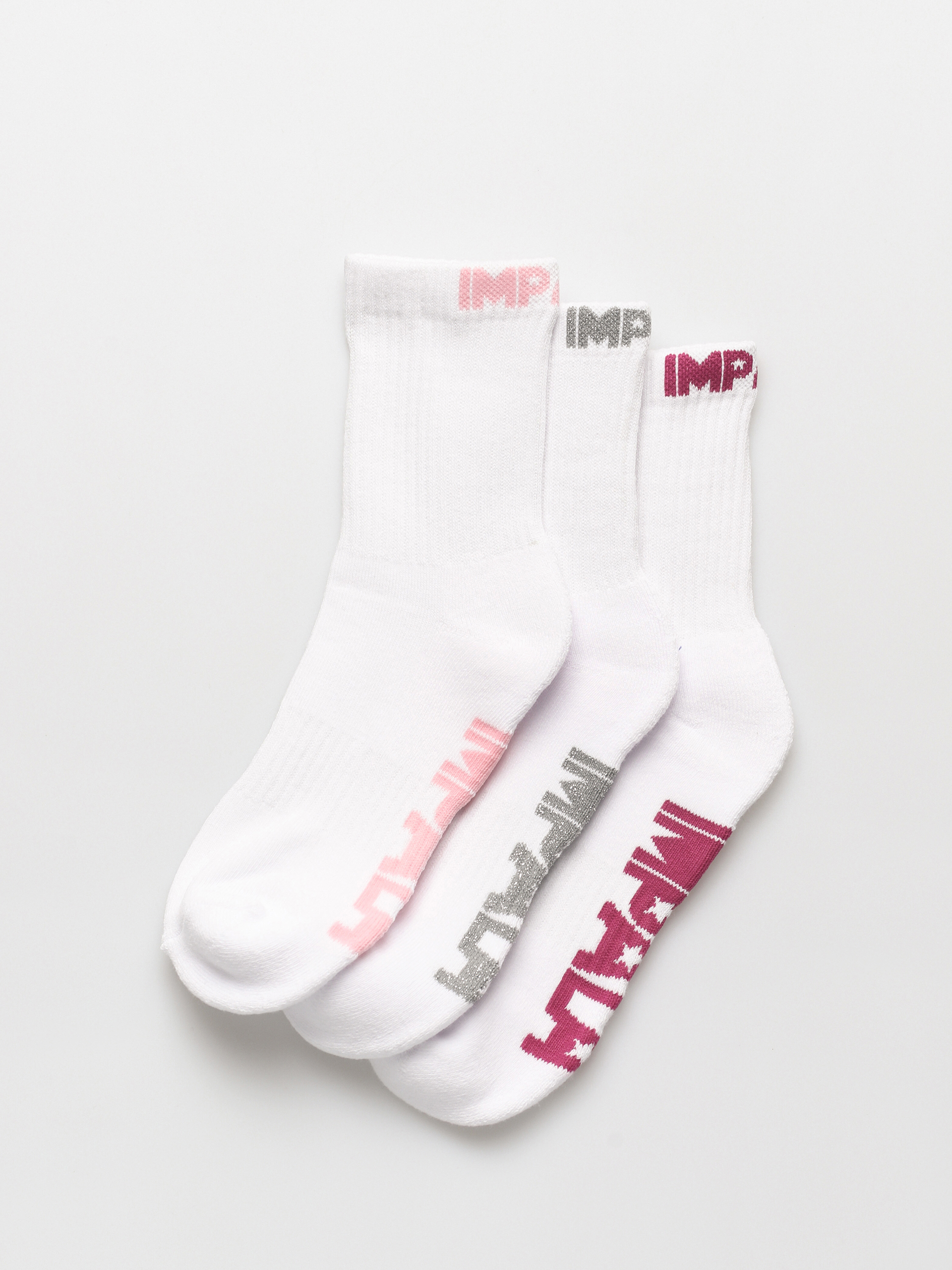 Impala Everyday Sock 3Pk Socks Wmn (white)