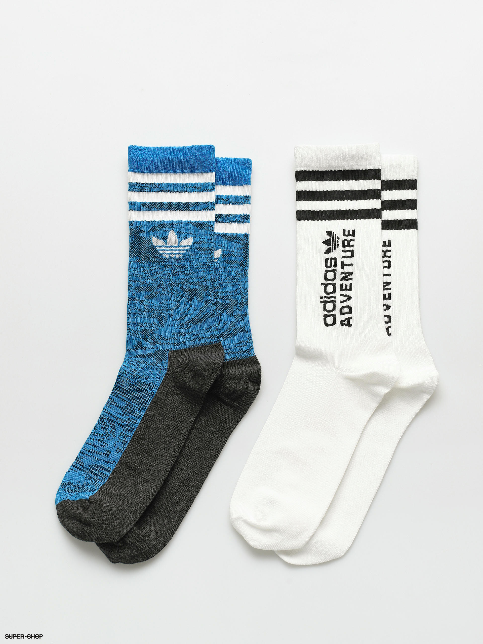 adidas long socks black