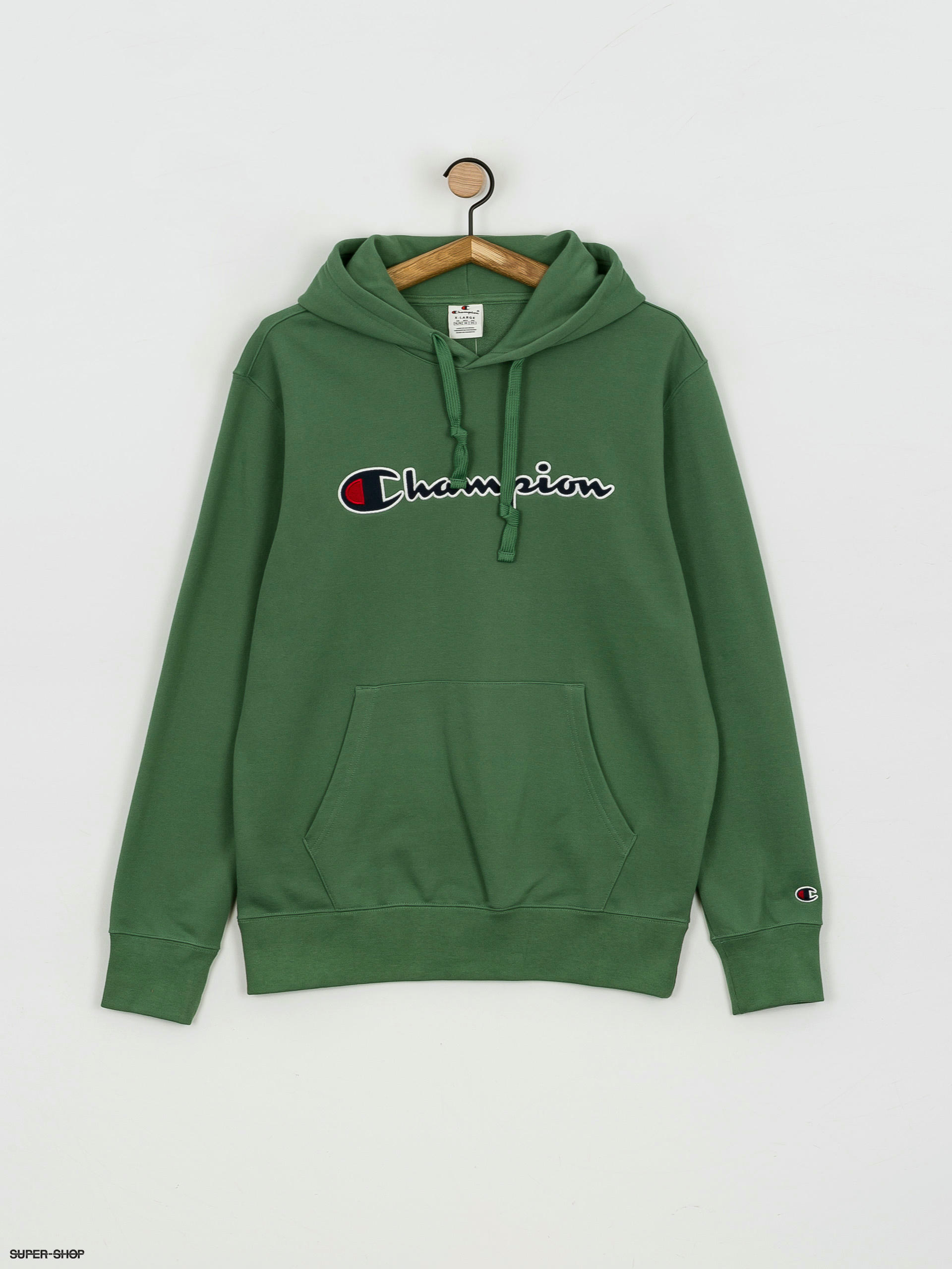 champion olive green sweatshirt