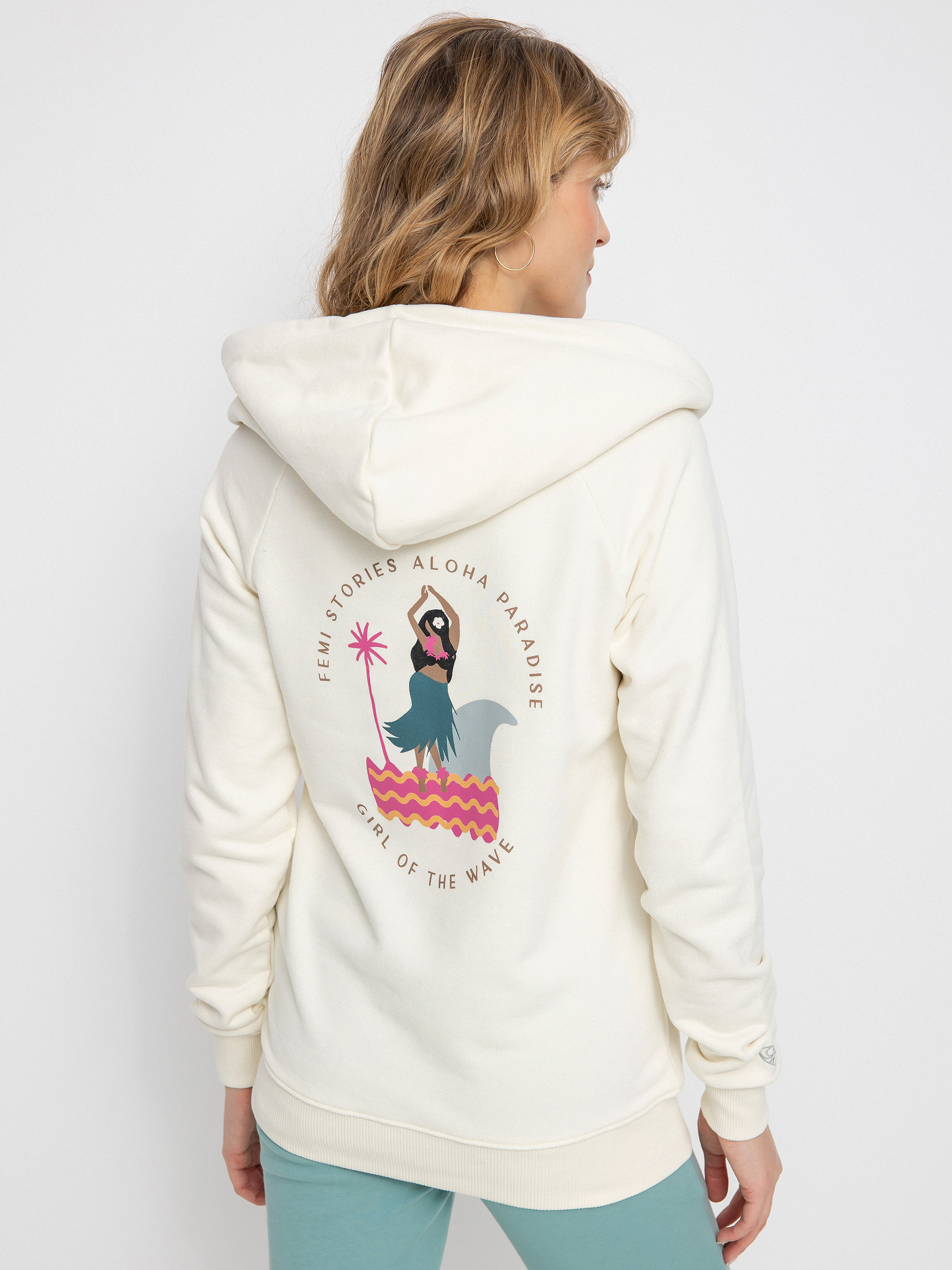 Femi Stories Bloom ZHD Hoodie Wmn (ecr)