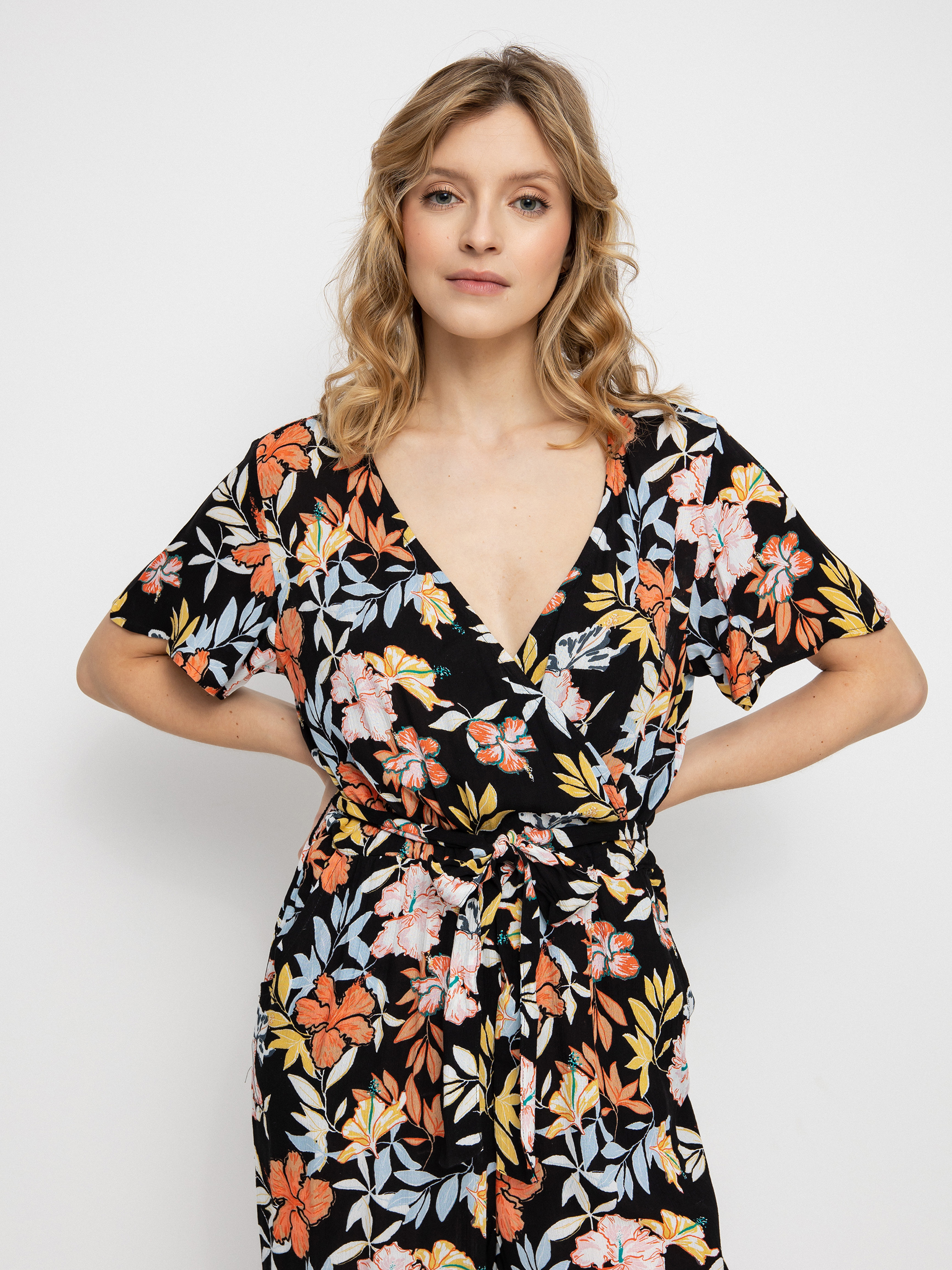 Womens Roxy Dawn Shades Overall (anthracite island vibes)