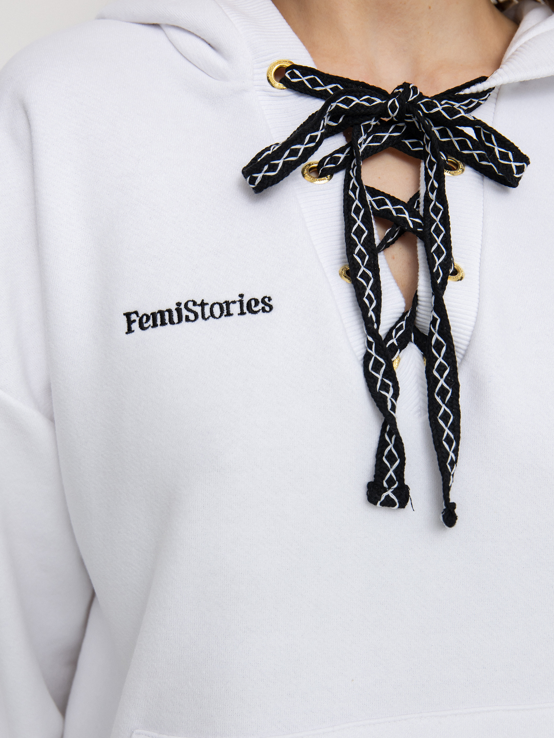 Femi Stories Felicia HD Hoodie Wmn (wht)