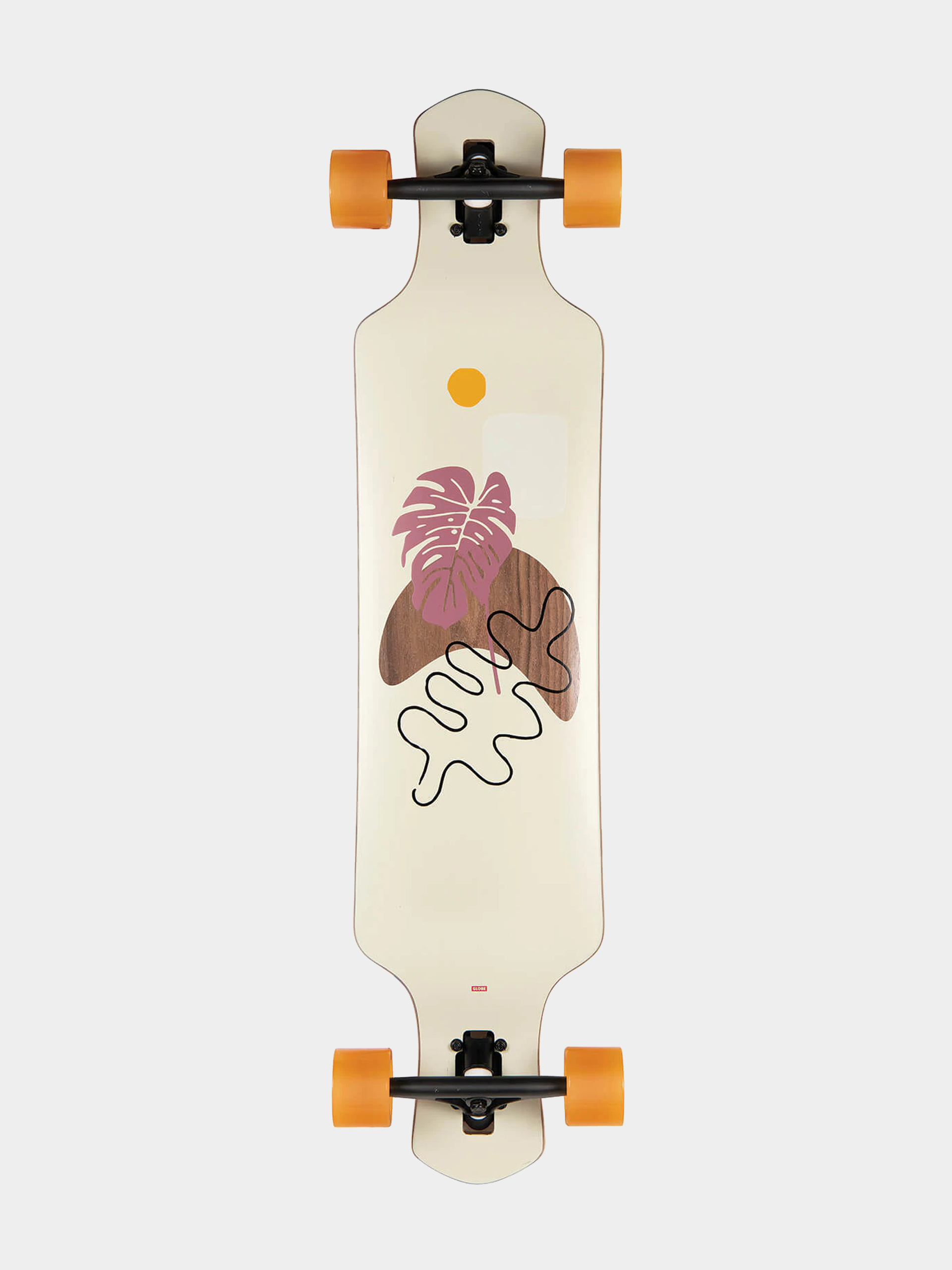 Globe Geminon 40 Rock Longboard (walnut/monstera)