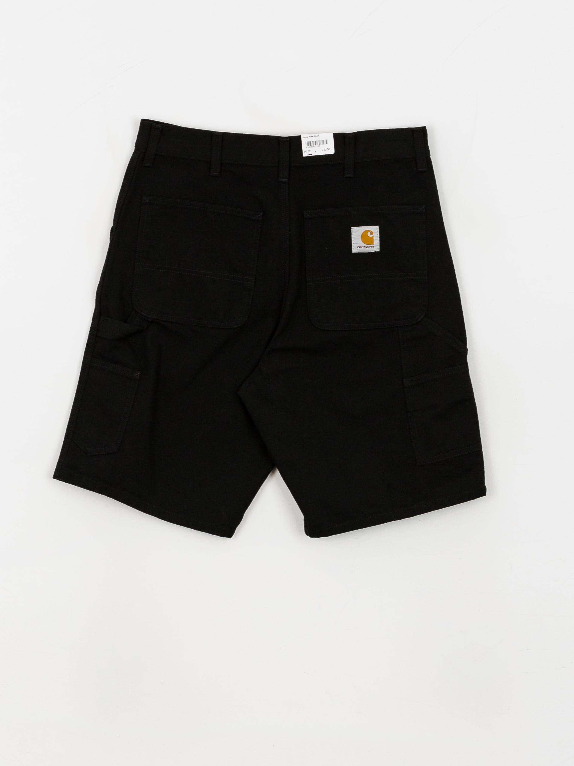 パンツ Carhartt Singleknee Shorts Pants Black Carhartt Single Knee Shorts - Black Stone Washed | Flatspot