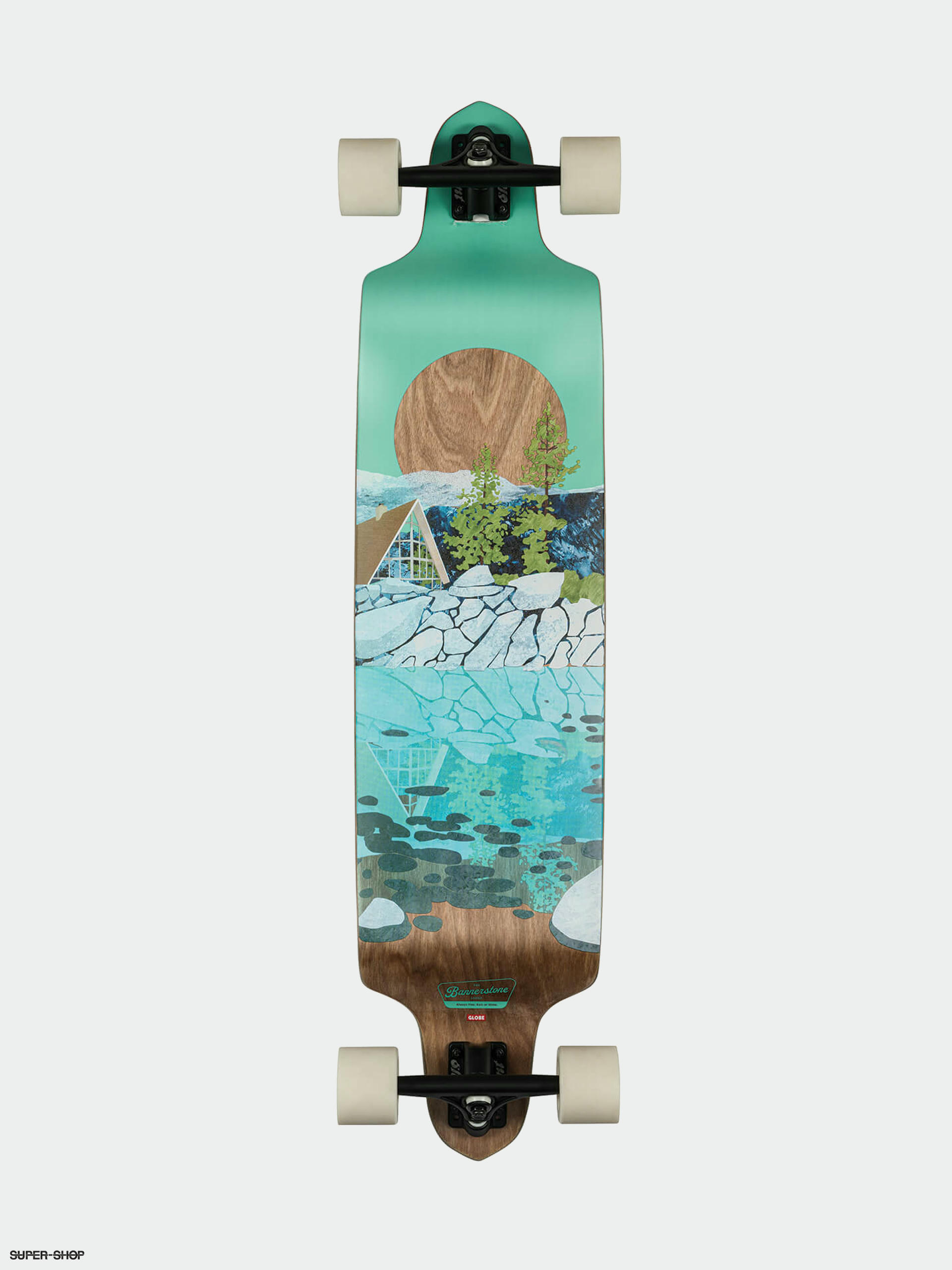 Globe Bannerstone Longboard - multicolor (lodge)