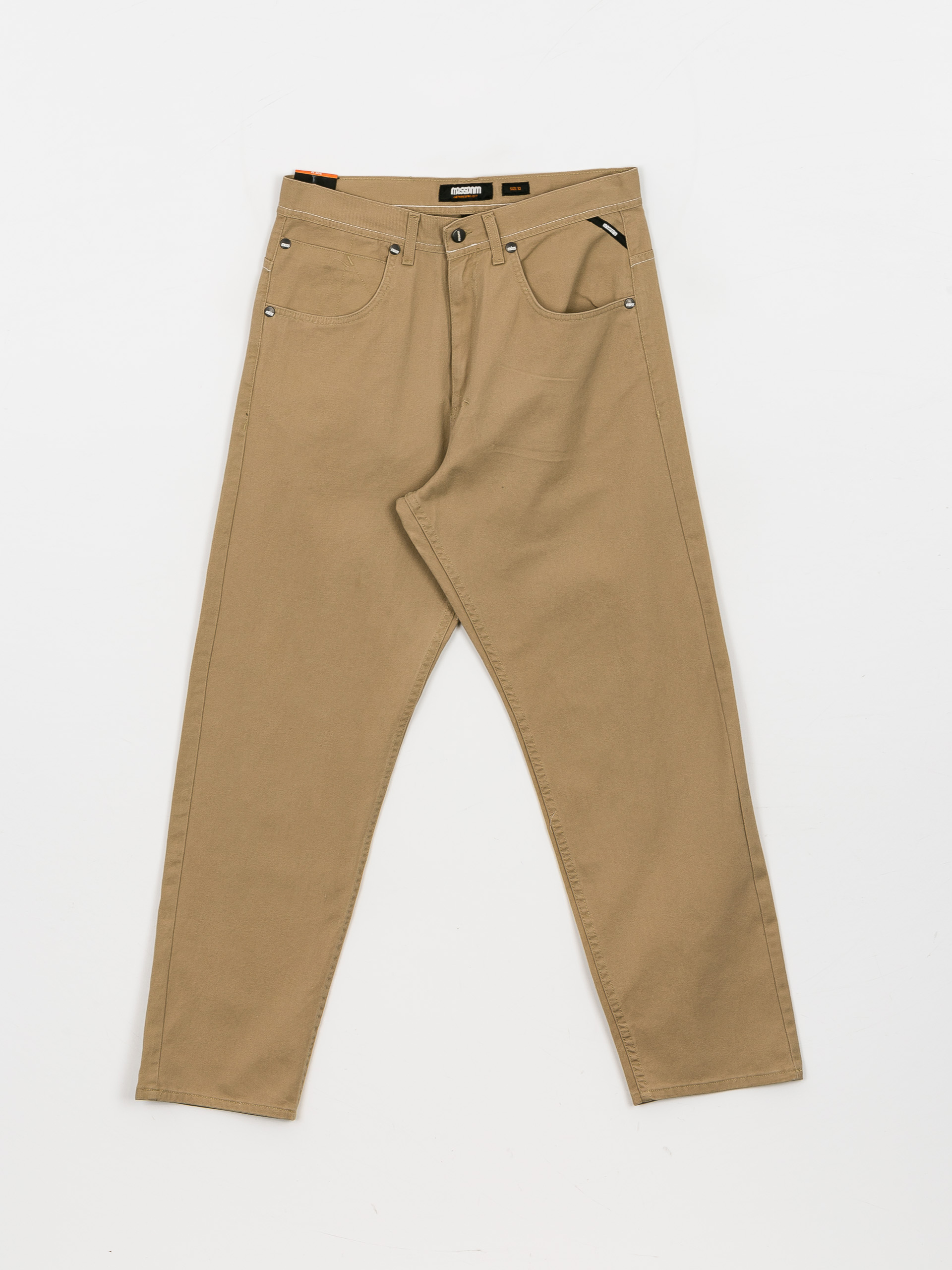 MassDnm Slang Baggy Fit Pants (beige)