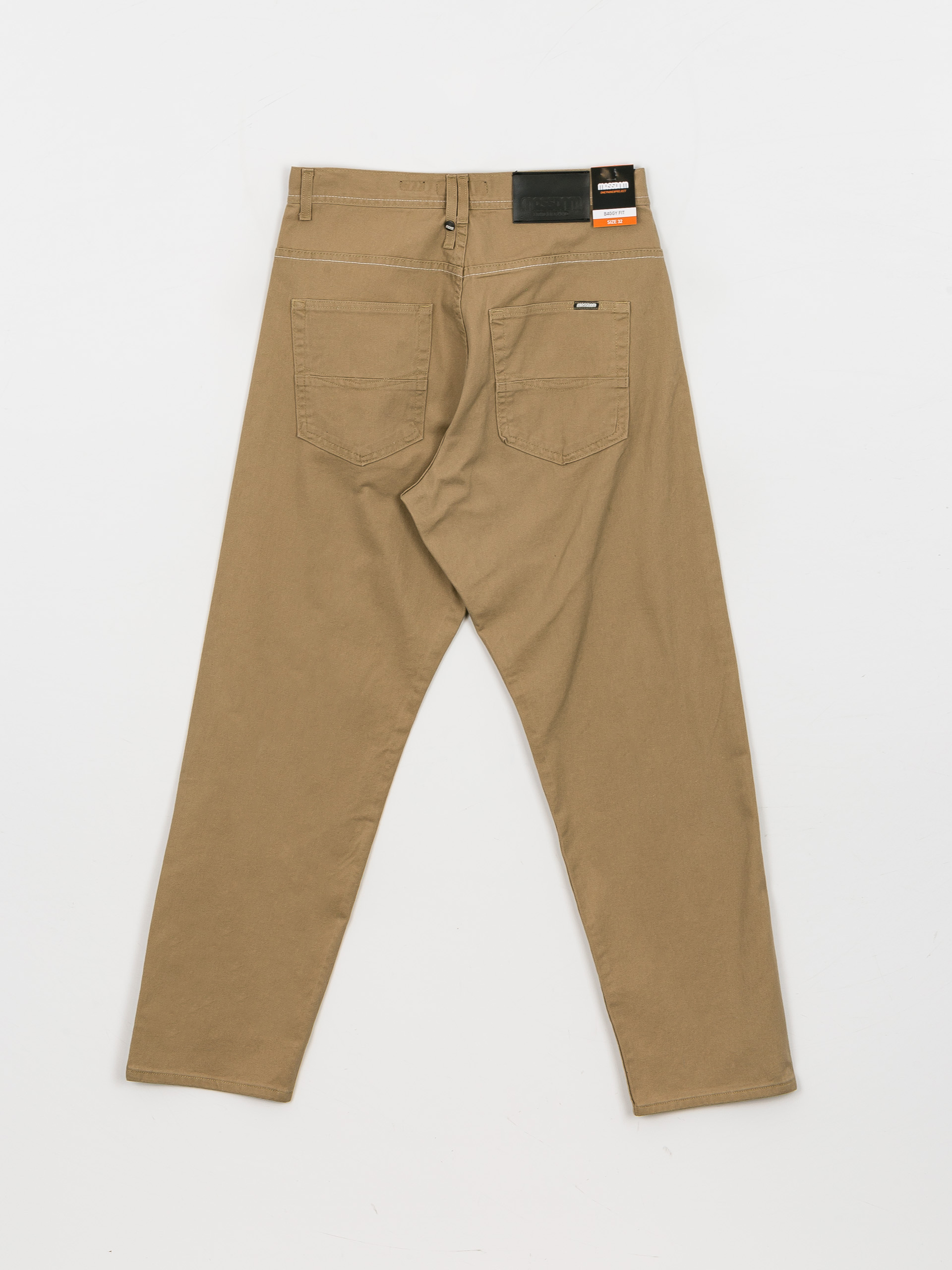 MassDnm Slang Baggy Fit Pants (beige)