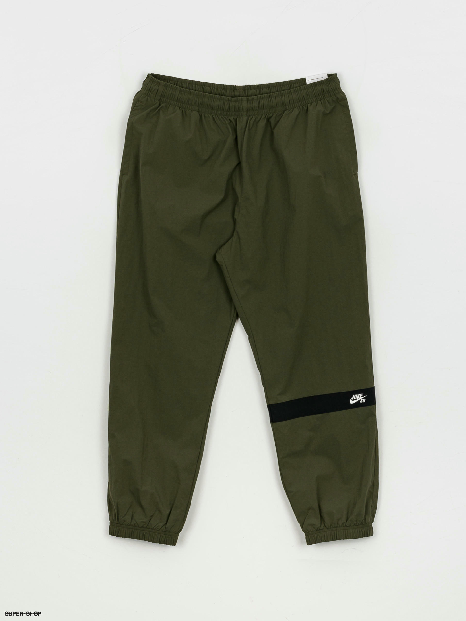 olive green nike track pants