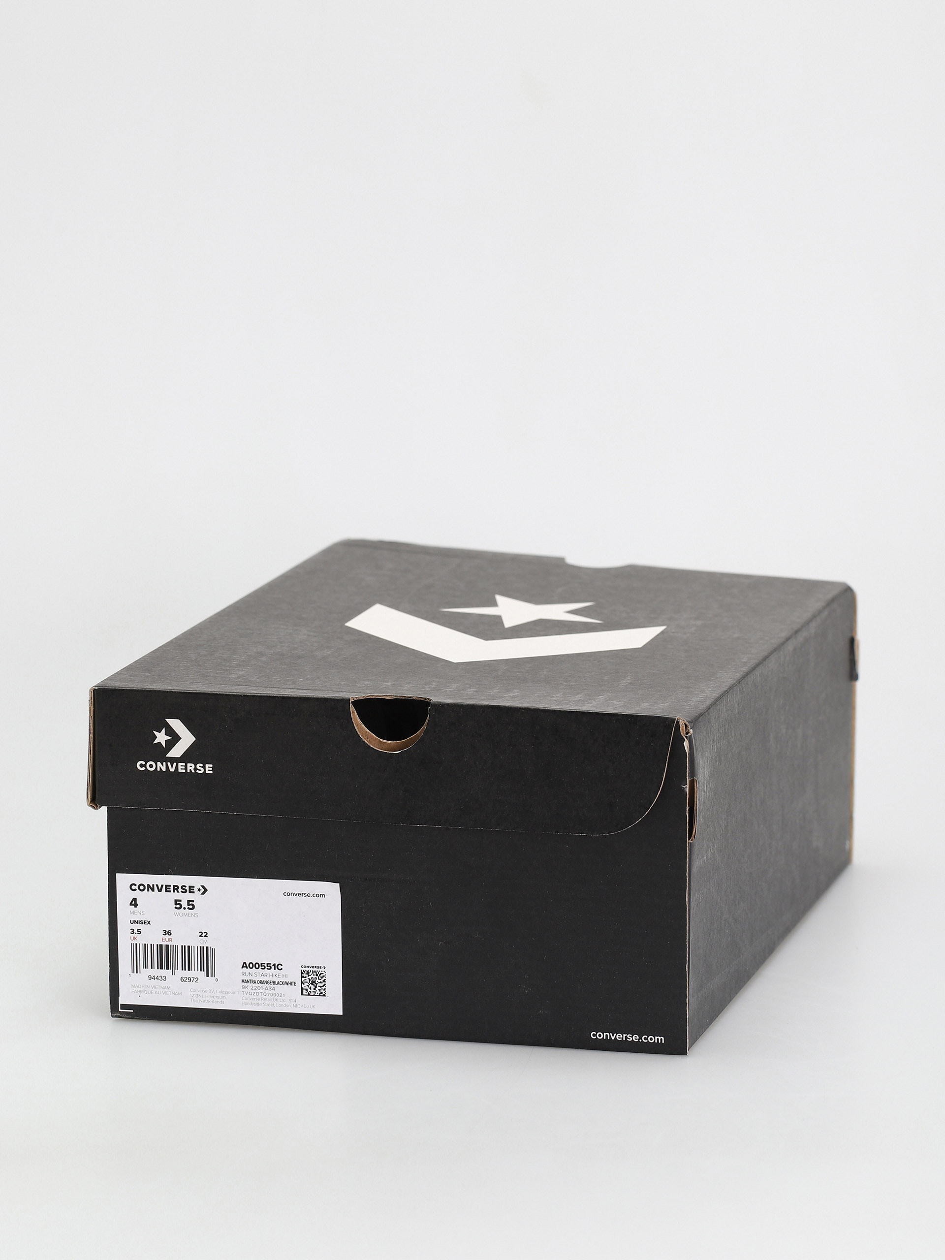 converse orange black