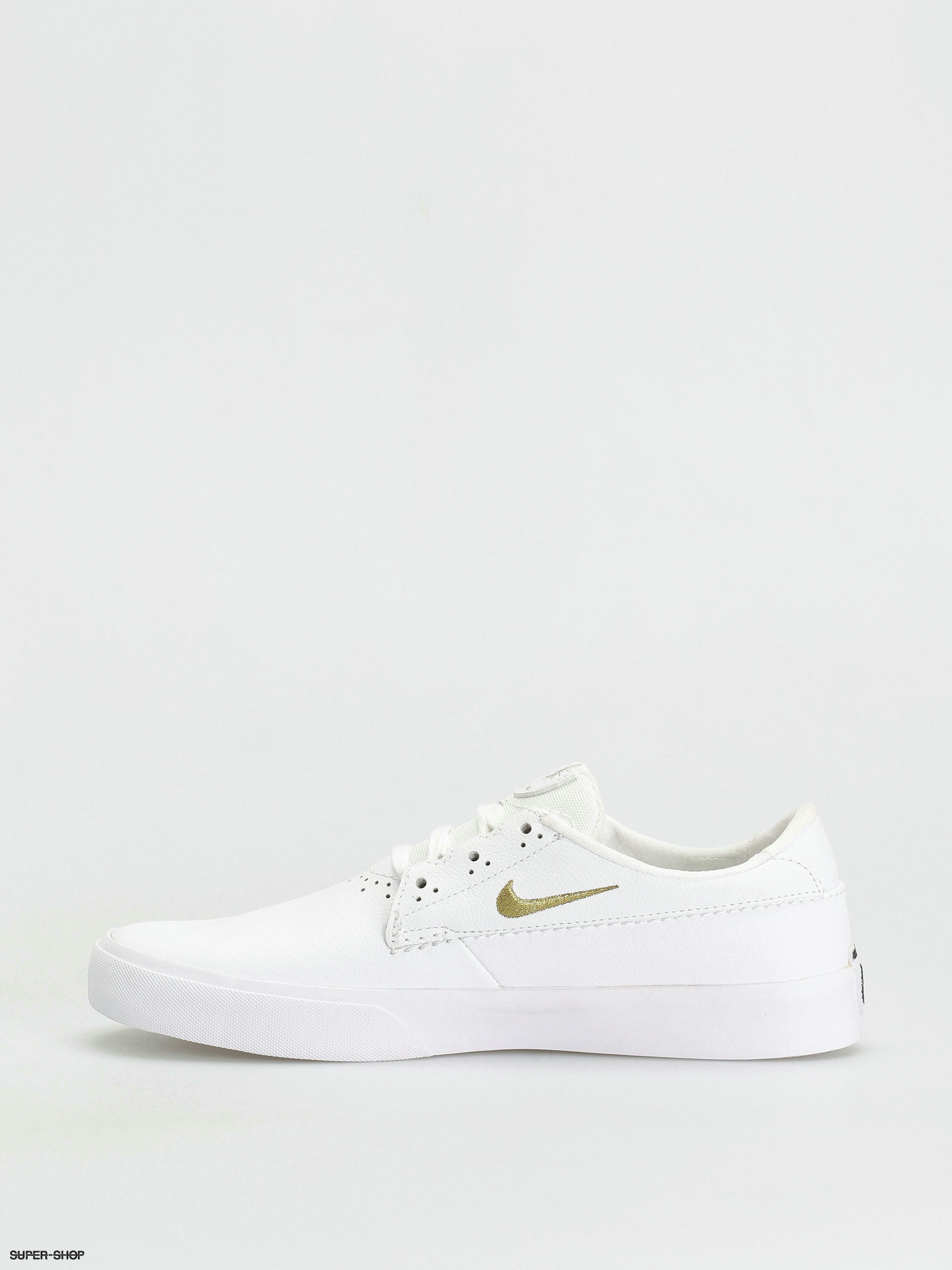 nike sb white and gold