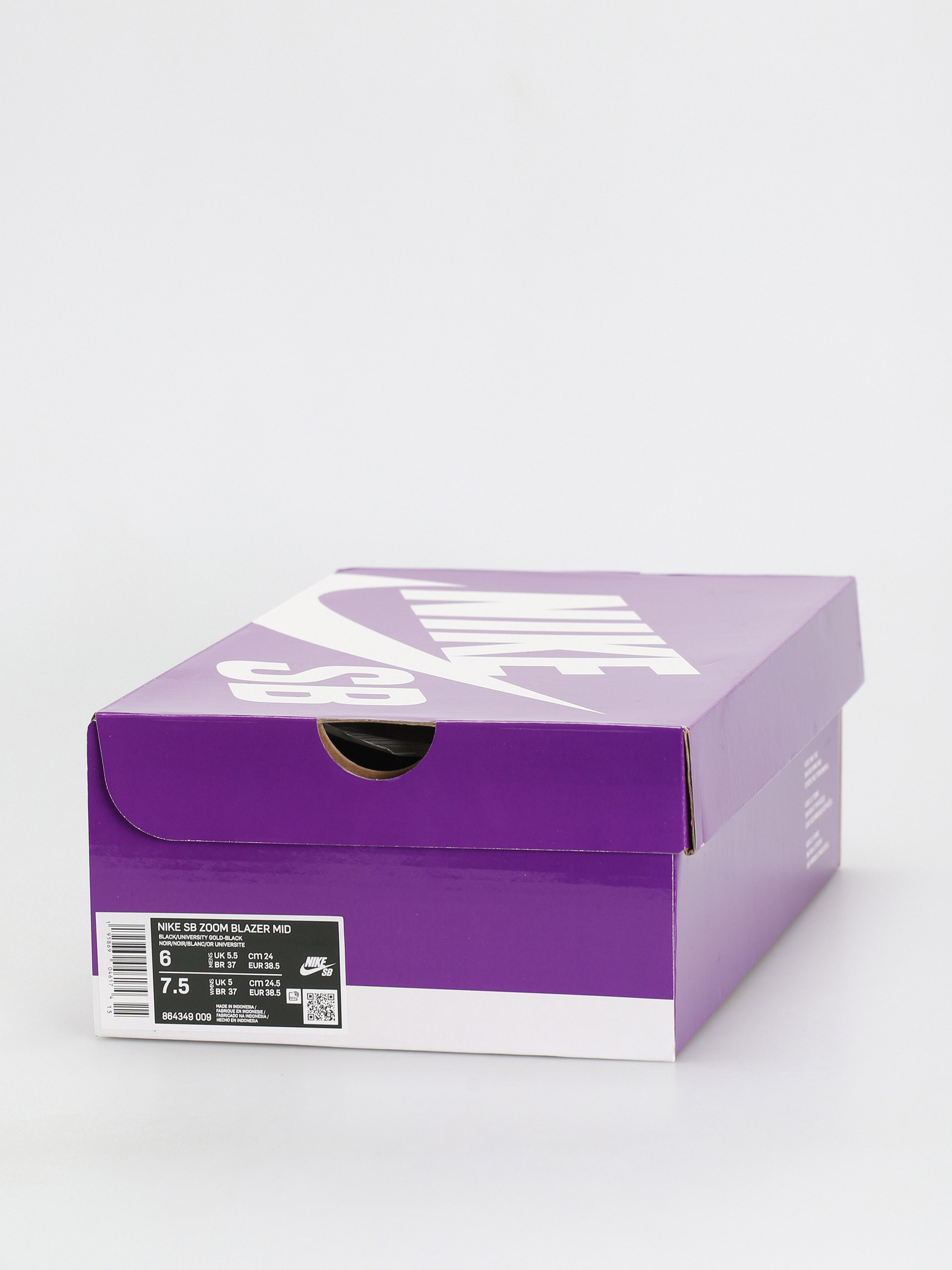 Nike SB Zoom Blazer Mid Shoes (black/university gold black white)