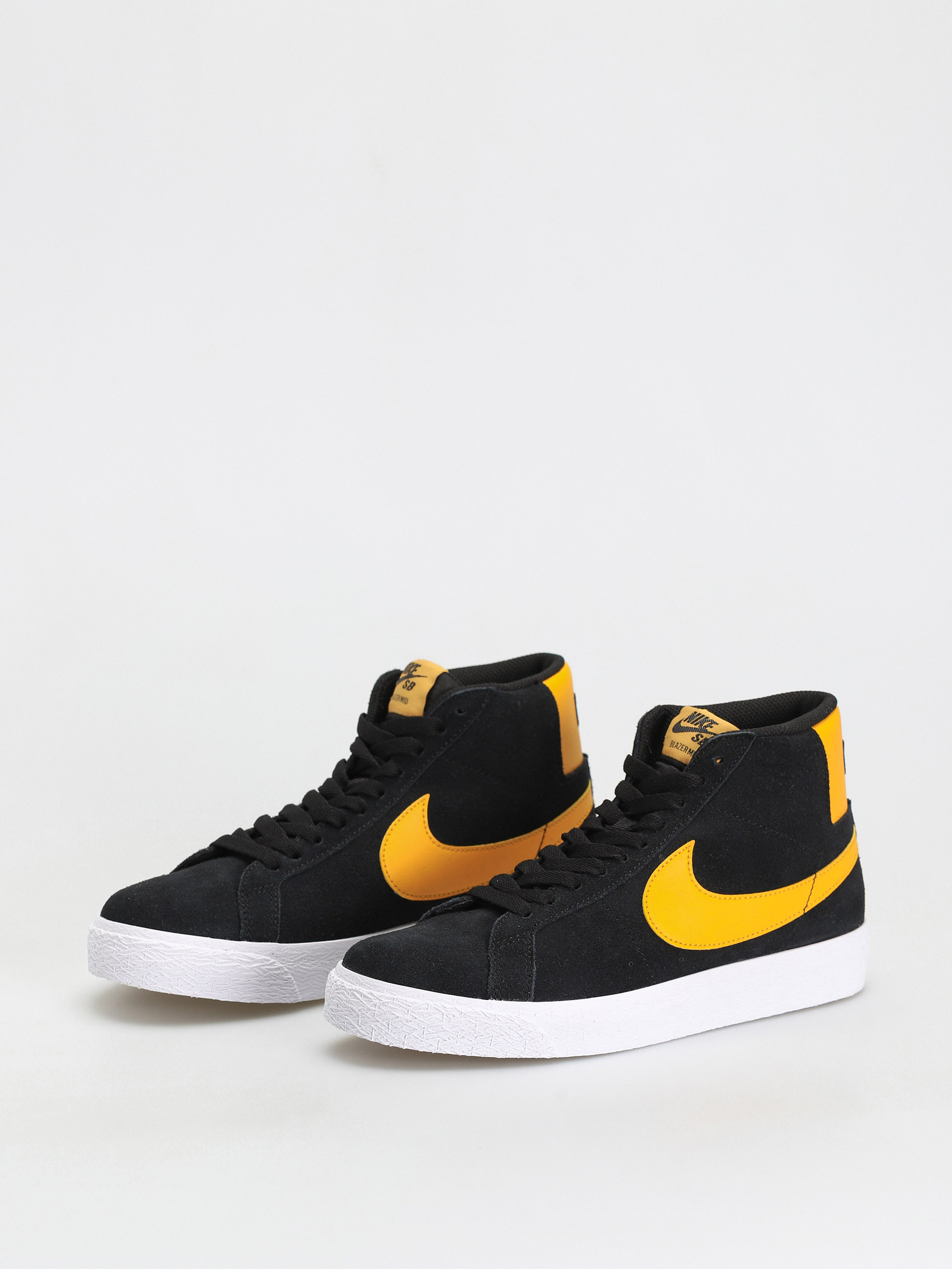 Nike SB Zoom Blazer Mid Shoes (black/university gold black white)