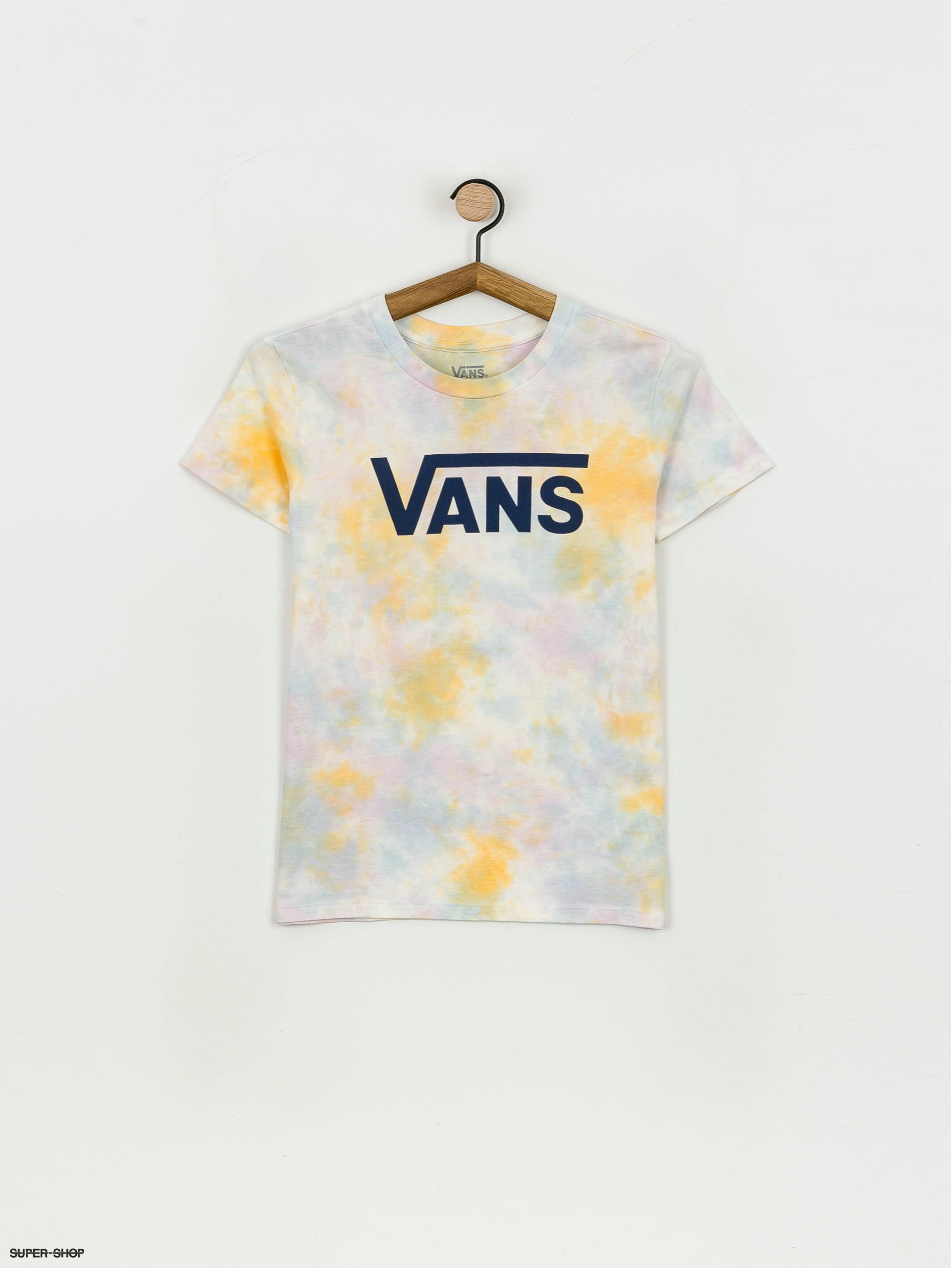 white and pink vans shirt