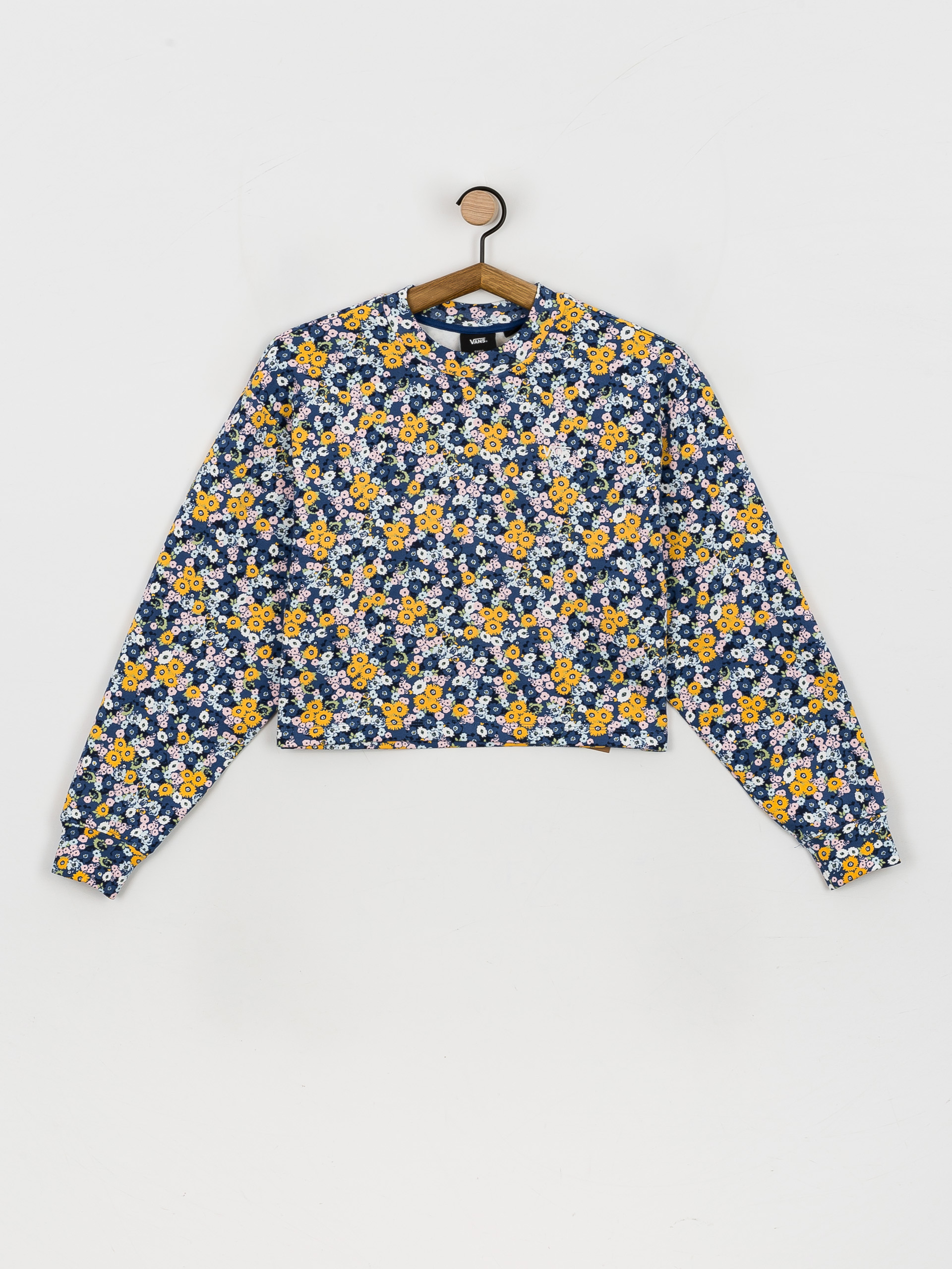 Vans Deco Ditsy Crop Sweatshirt Wmn (true navy)