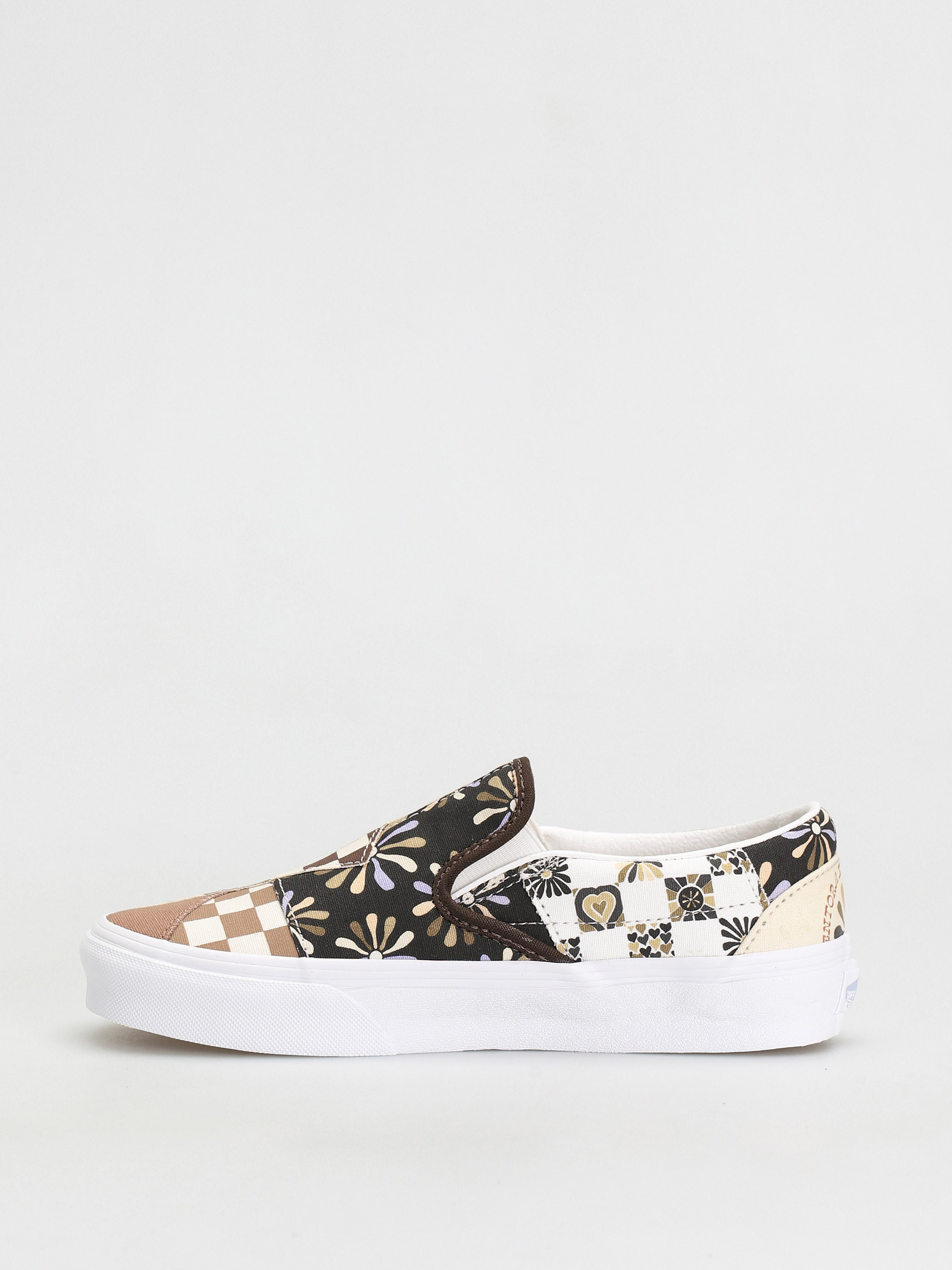 Vans Classic Slip On Shoes (patchwork/divine/multi/true white)