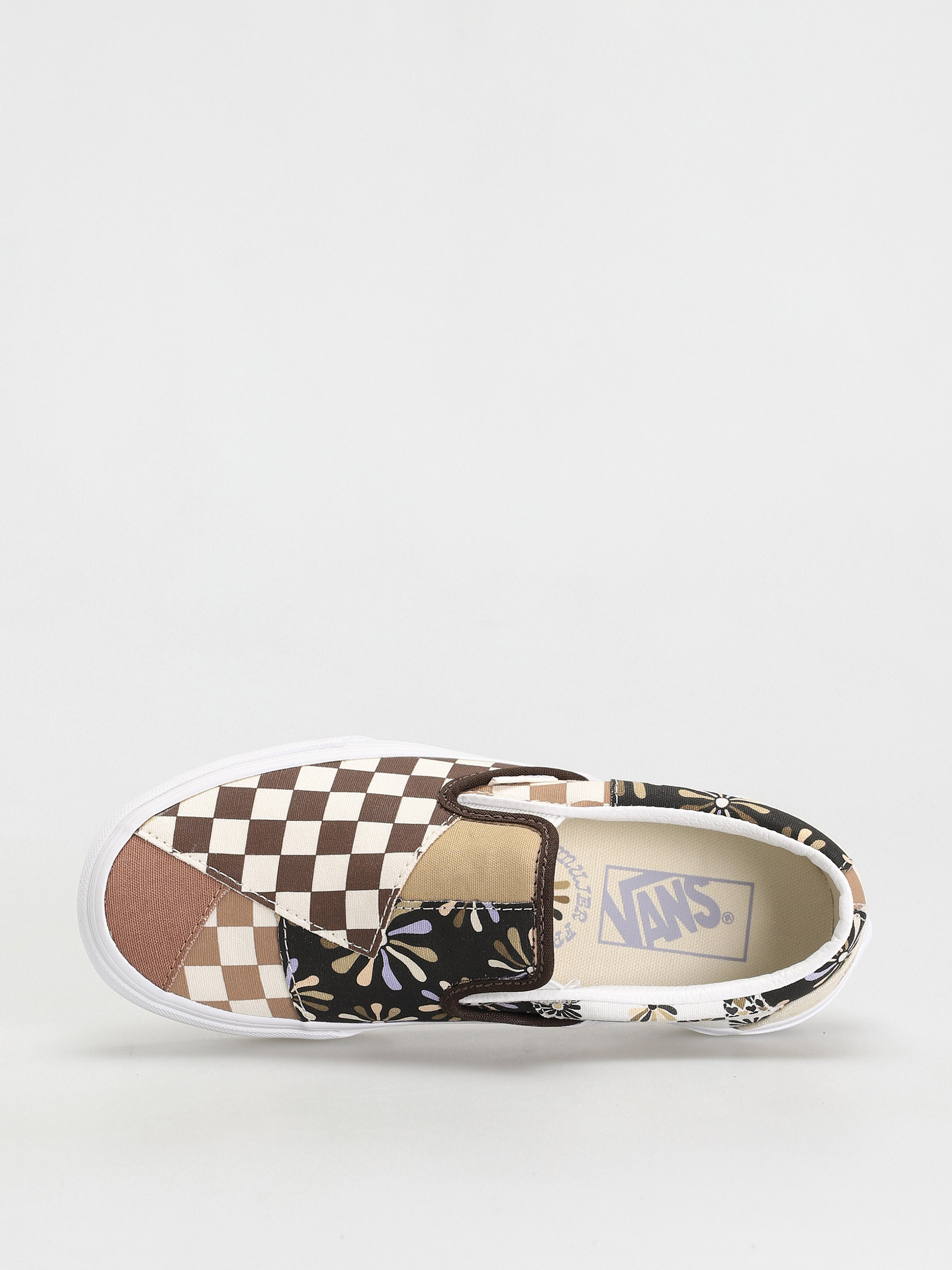 Vans Classic Slip On Shoes (patchwork/divine/multi/true white)