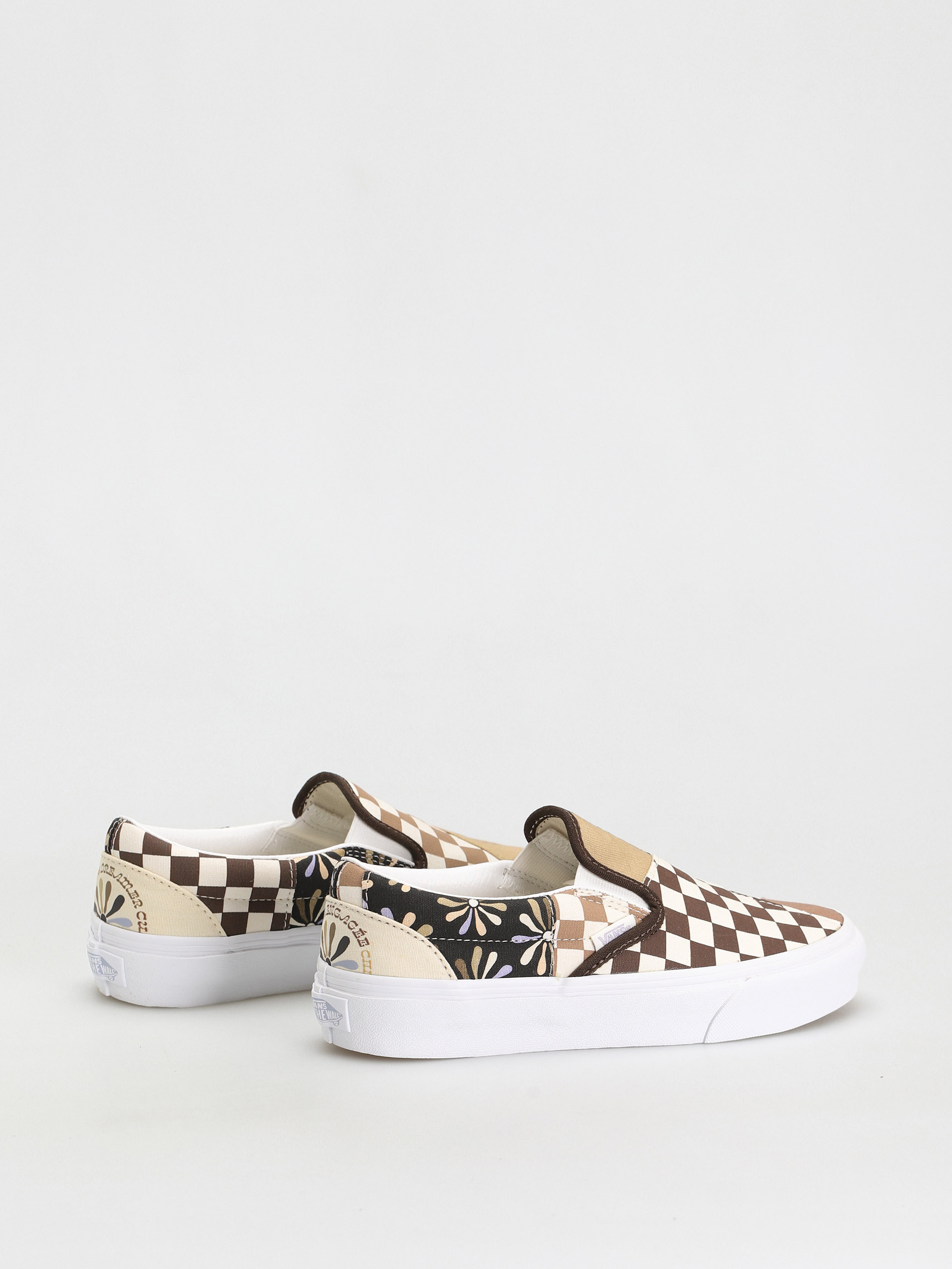 Vans Classic Slip On Shoes (patchwork/divine/multi/true white)