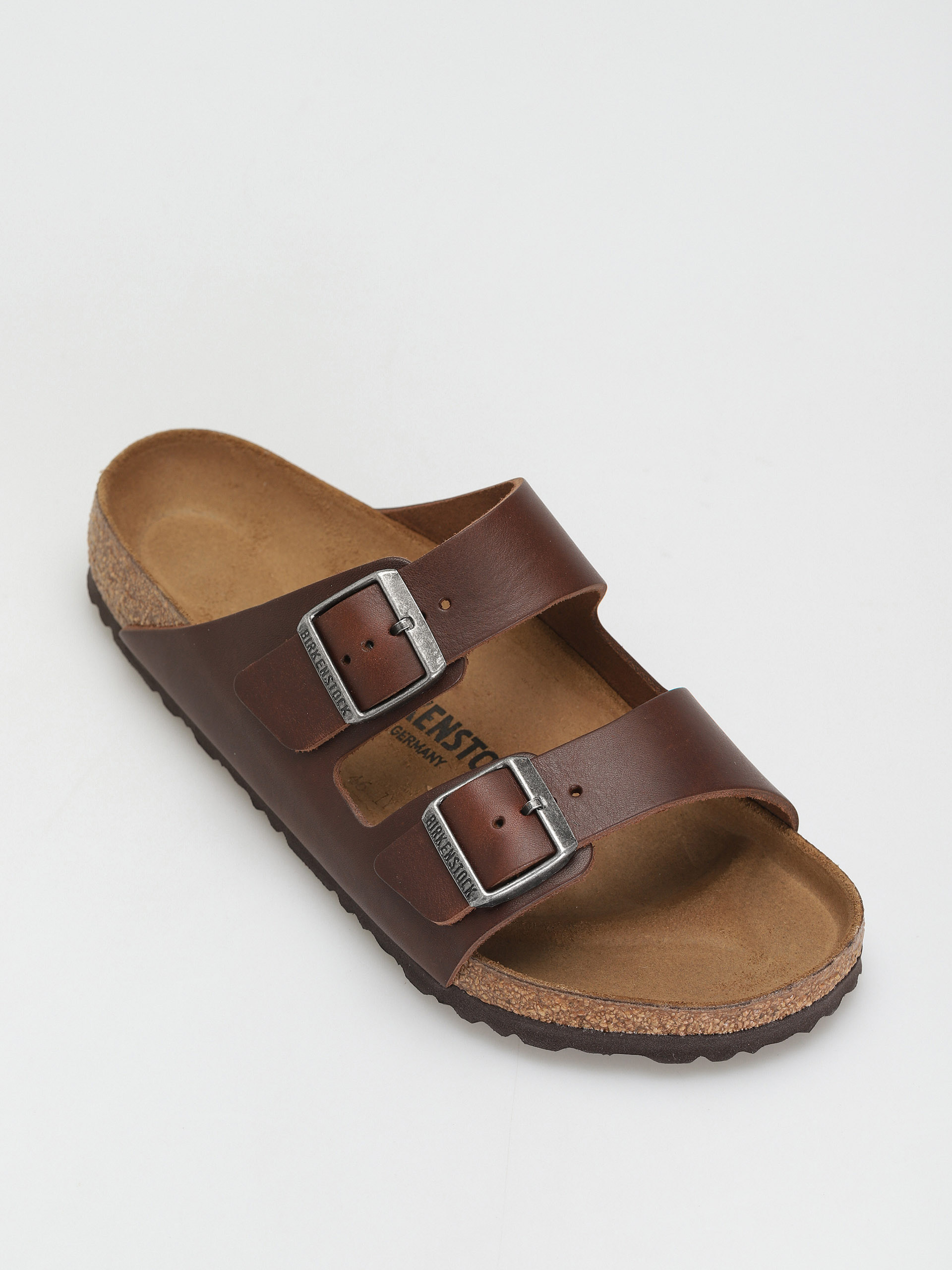 Birkenstock Arizona Regular Sandalen (vintage wood roast natural leather)