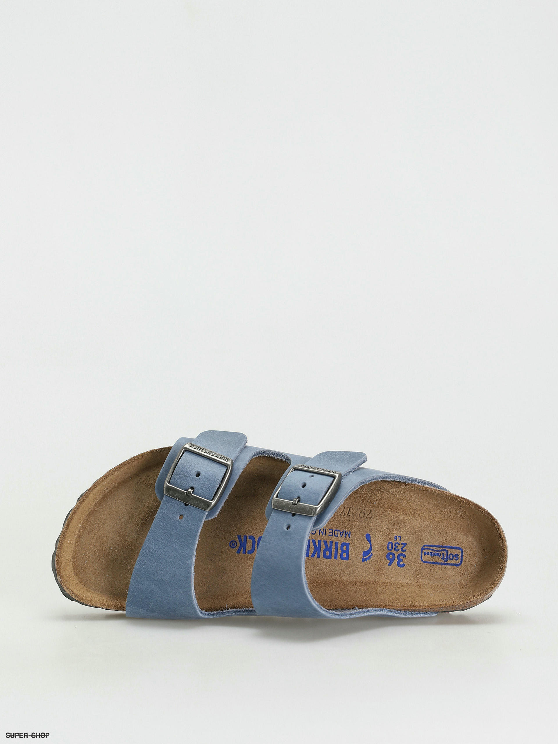 navy leather birkenstock