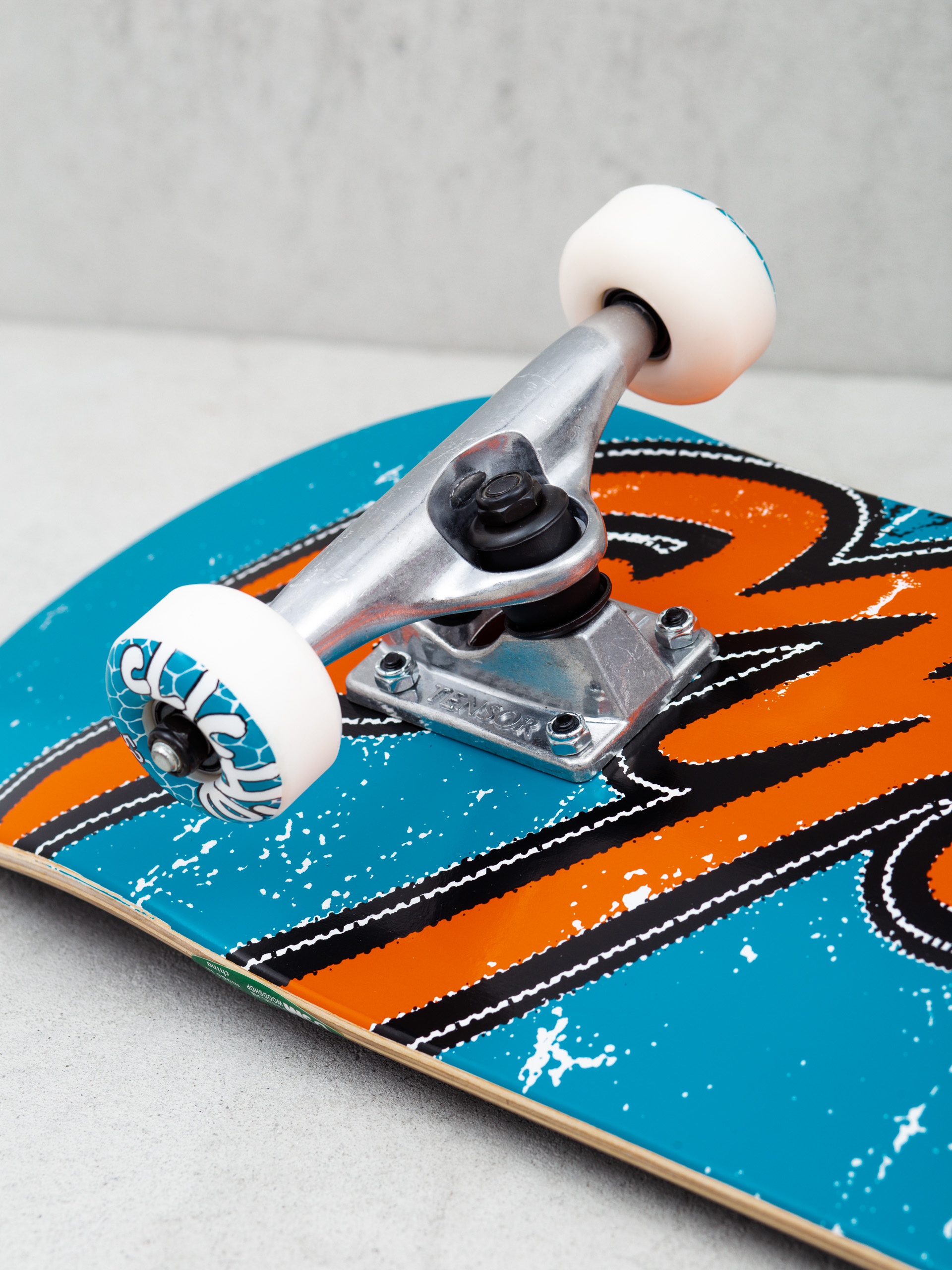 Cliche Old Logo Skateboard (blue/orange)