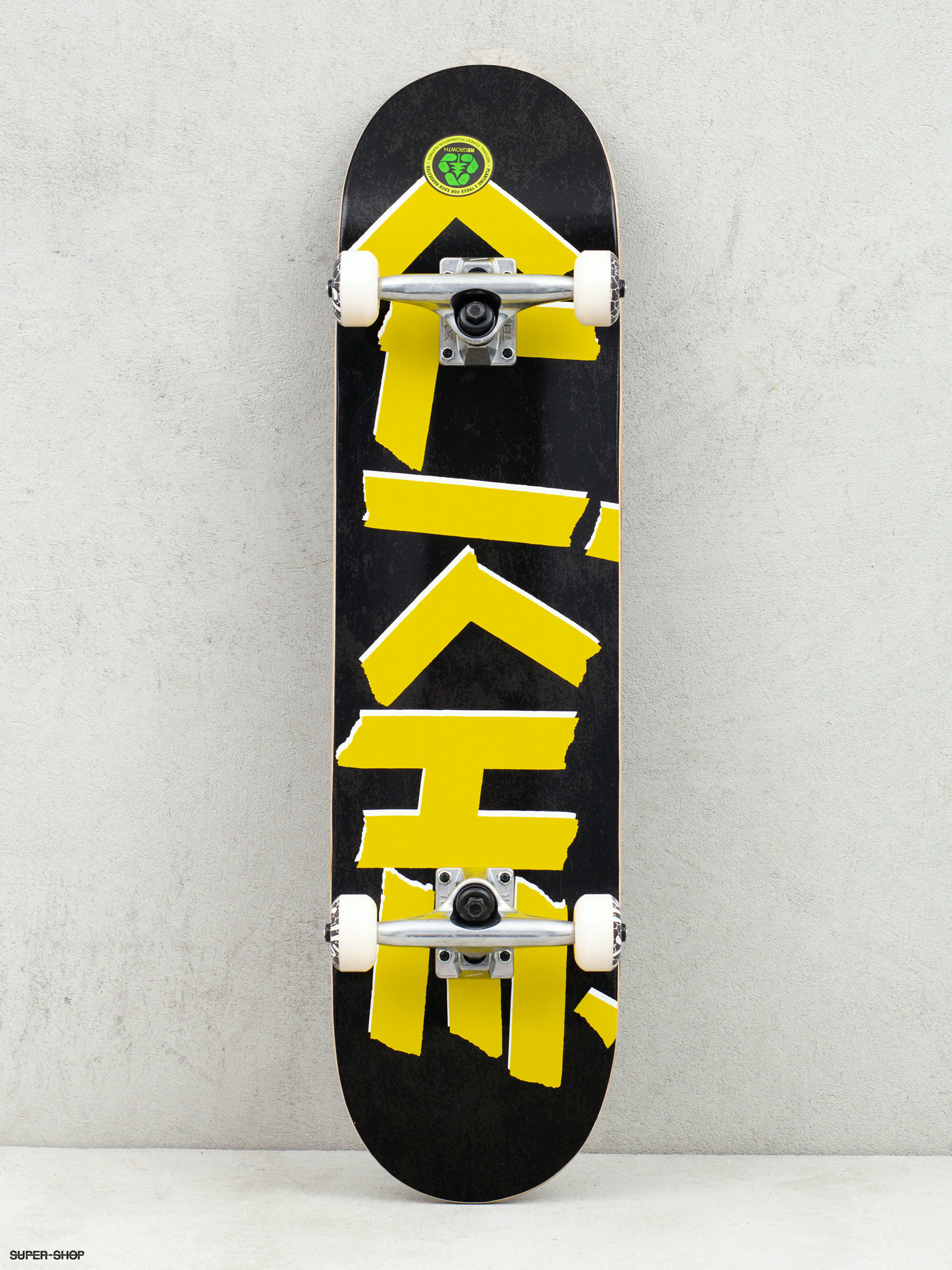 Ambassadør morfin Port Cliche Scotch Skateboard (black/yellow)