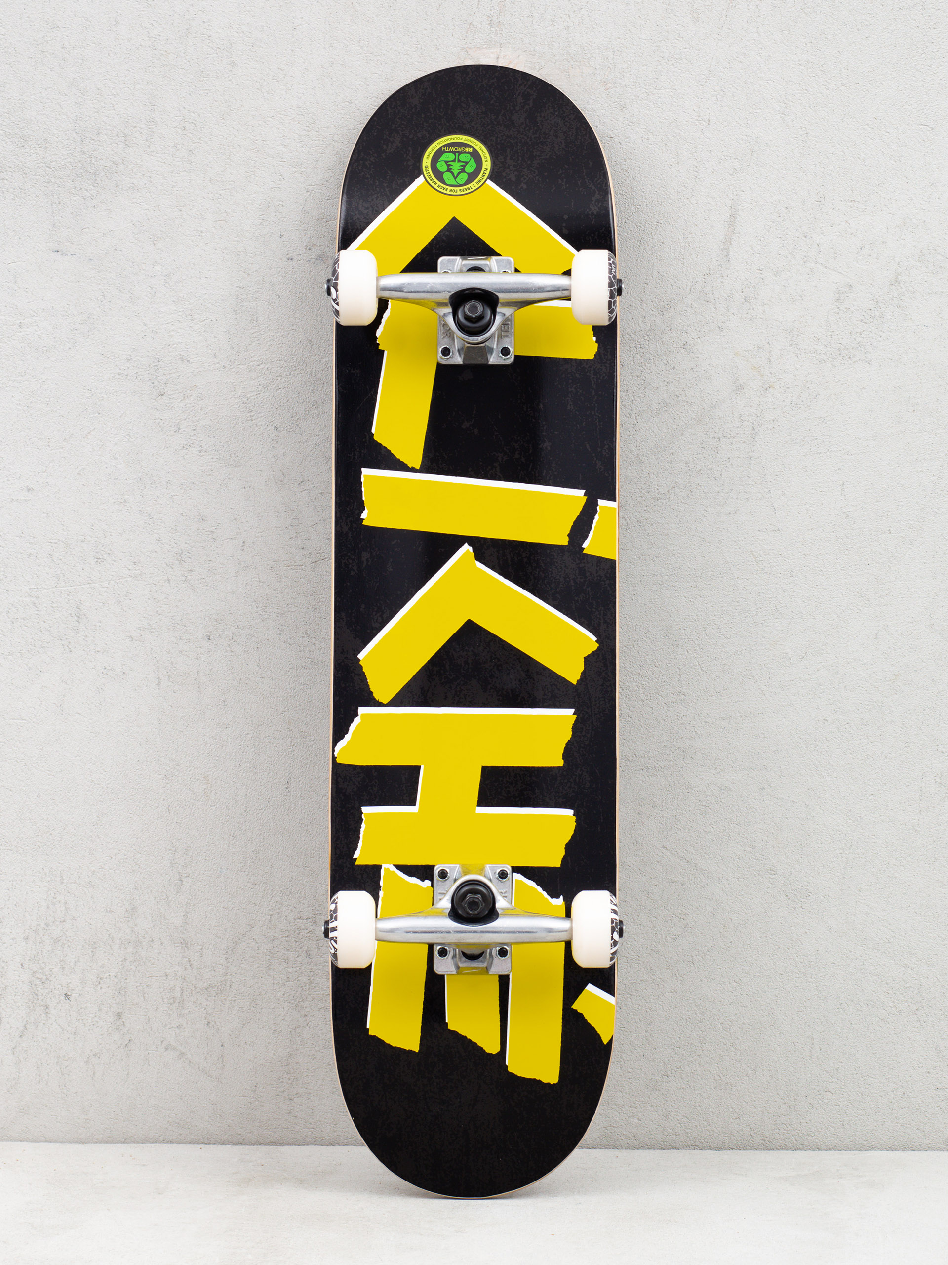 Cliche Scotch Skateboard (black/yellow)
