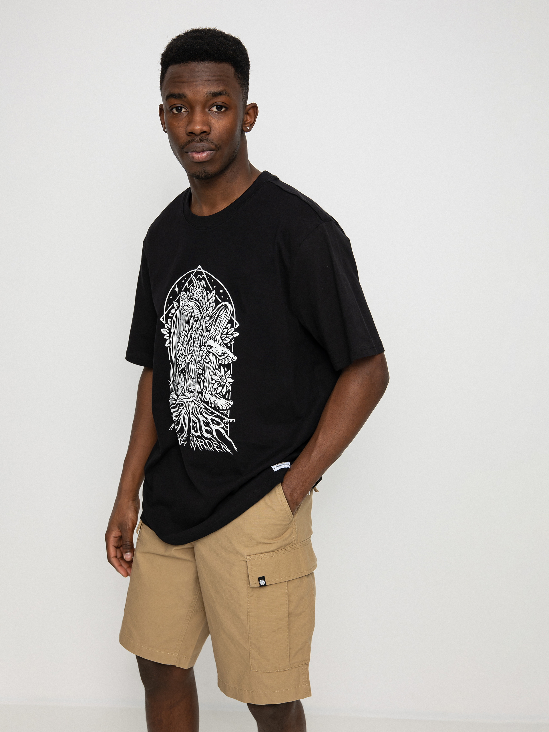 Element Over Grown T-shirt (flint black)