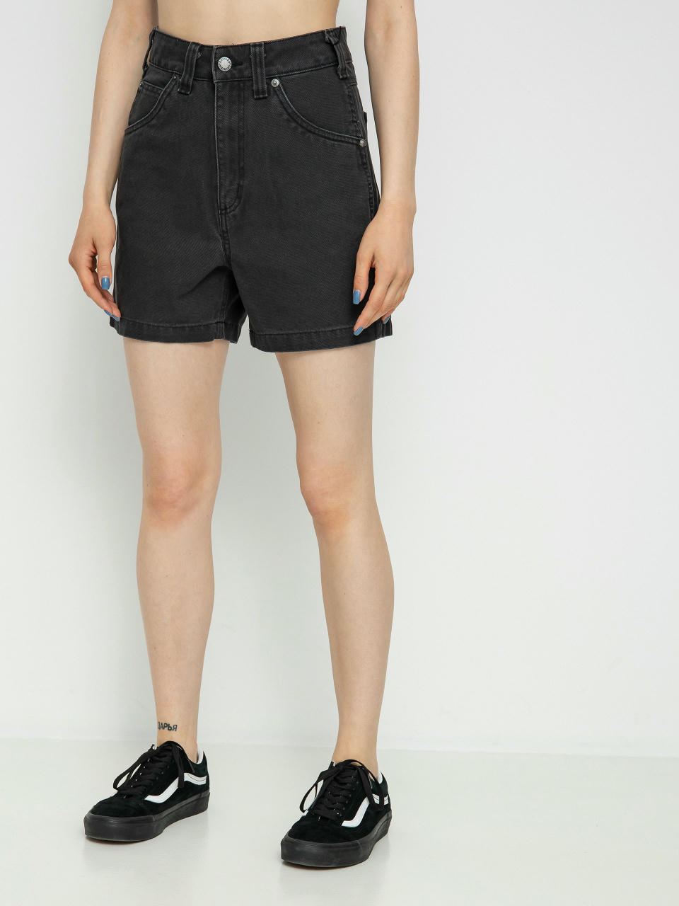 Dickies Duck Canvas Carpenter Shorts Wmn (stone washed black)