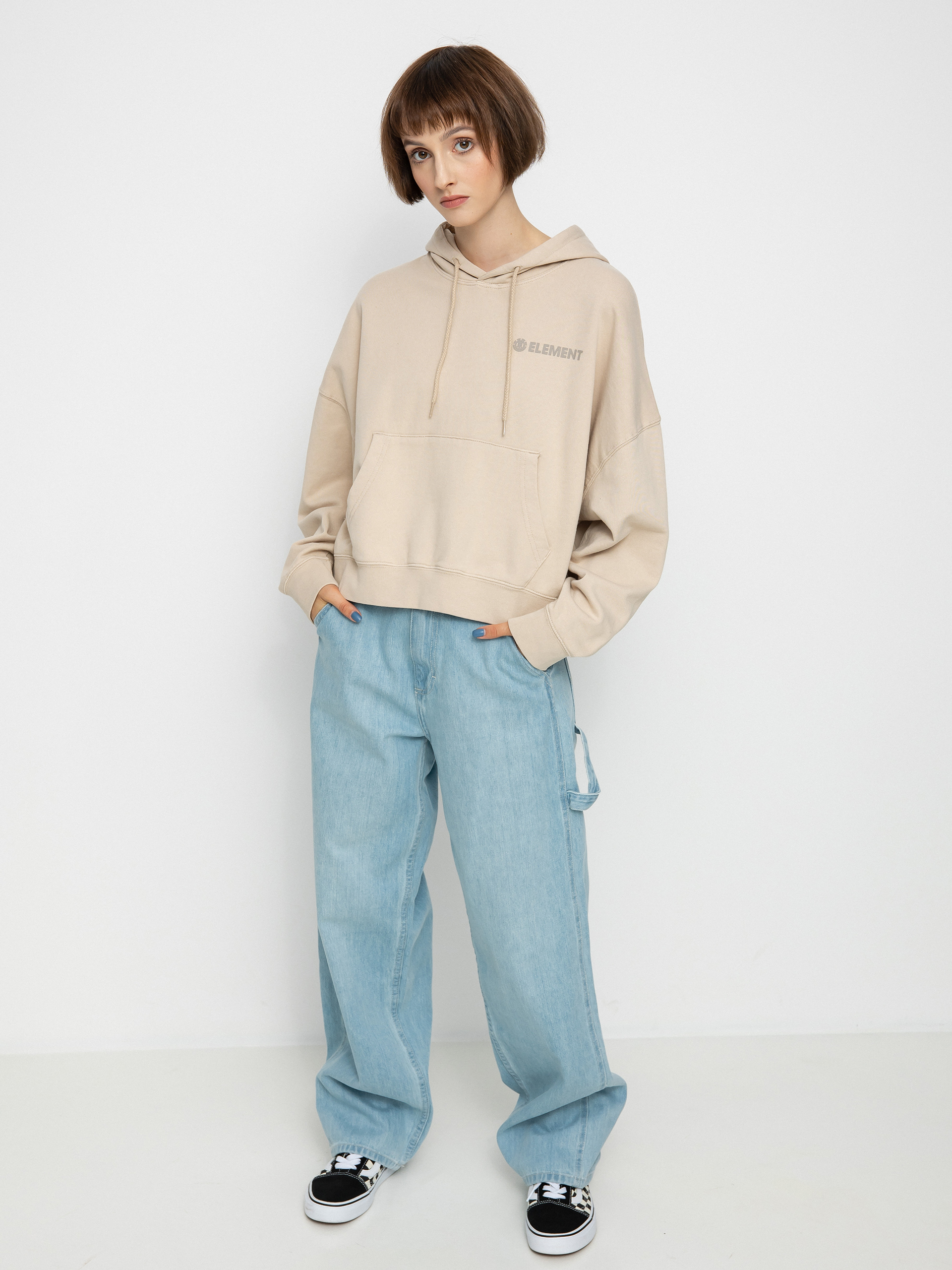 Element Logo Sweatshirt Wmn (oxford tan)