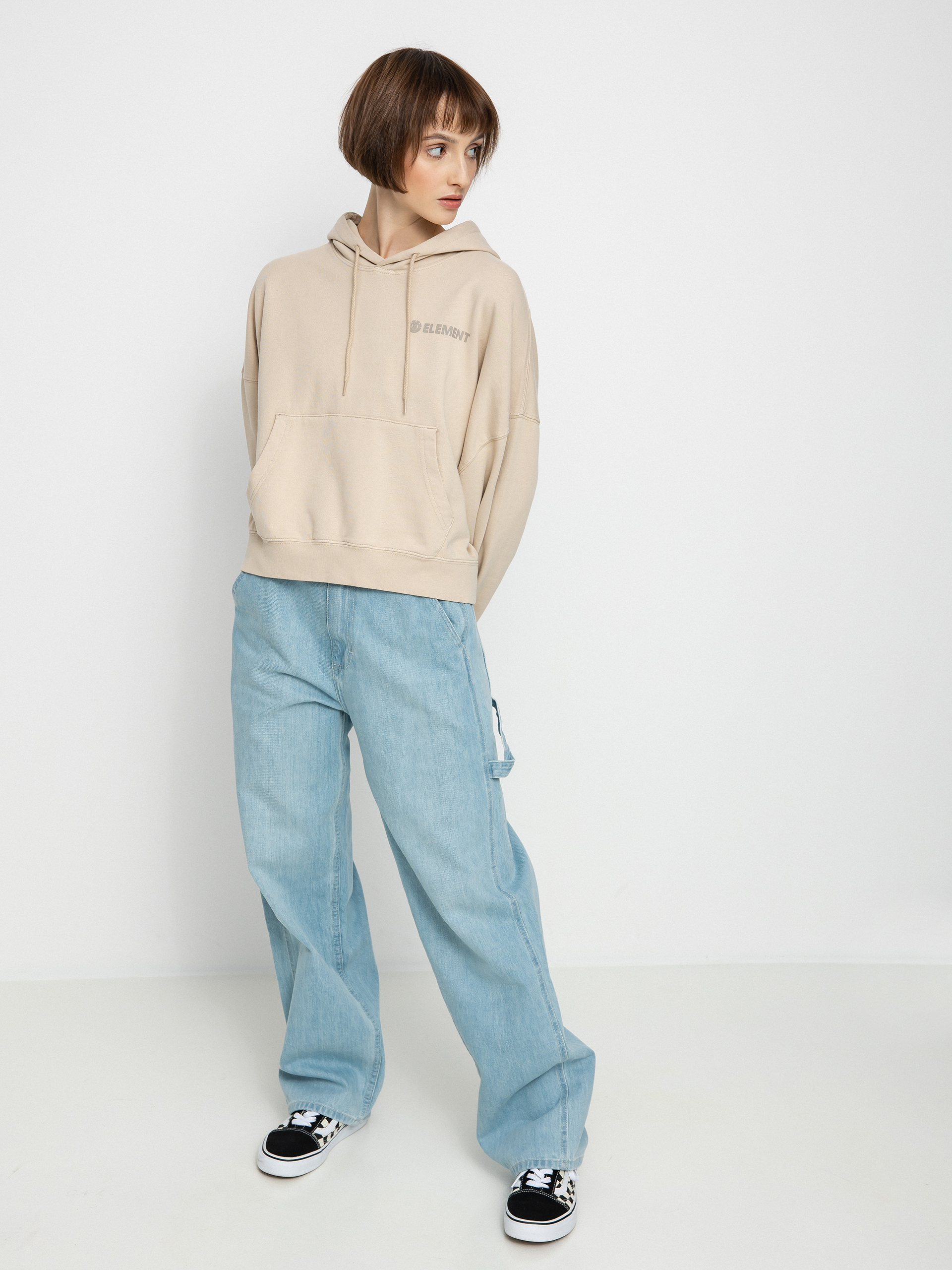 Element Logo Sweatshirt Wmn (oxford tan)