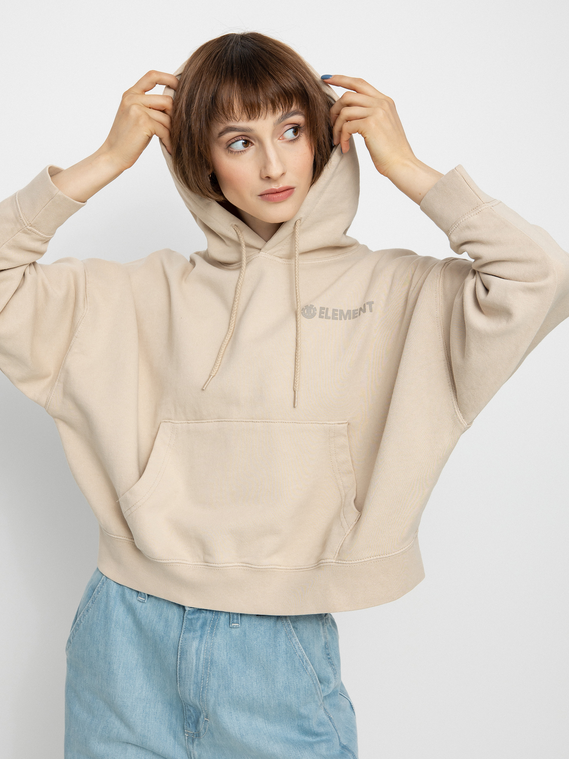 Element Logo Sweatshirt Wmn (oxford tan)