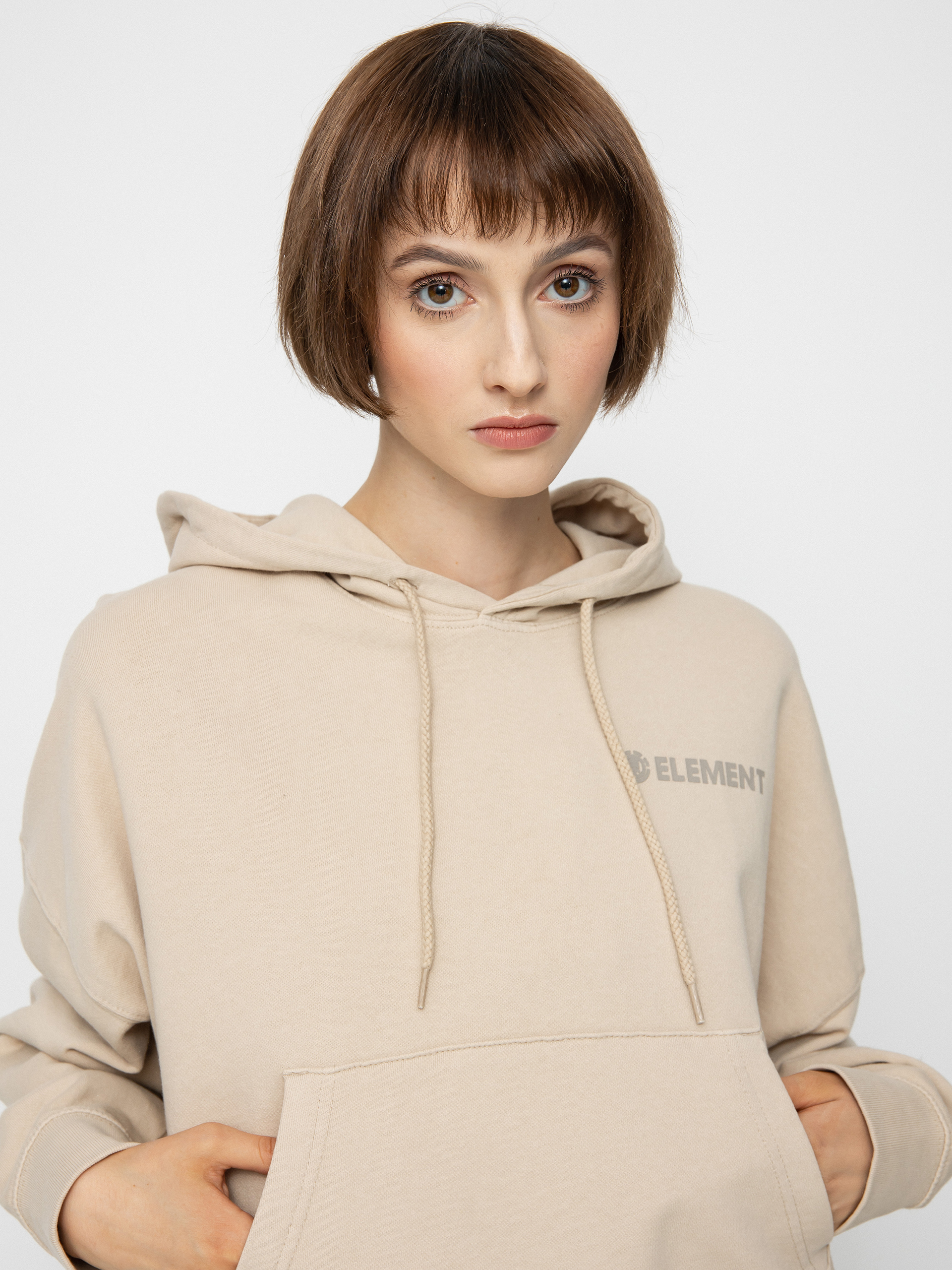Element Logo Sweatshirt Wmn (oxford tan)