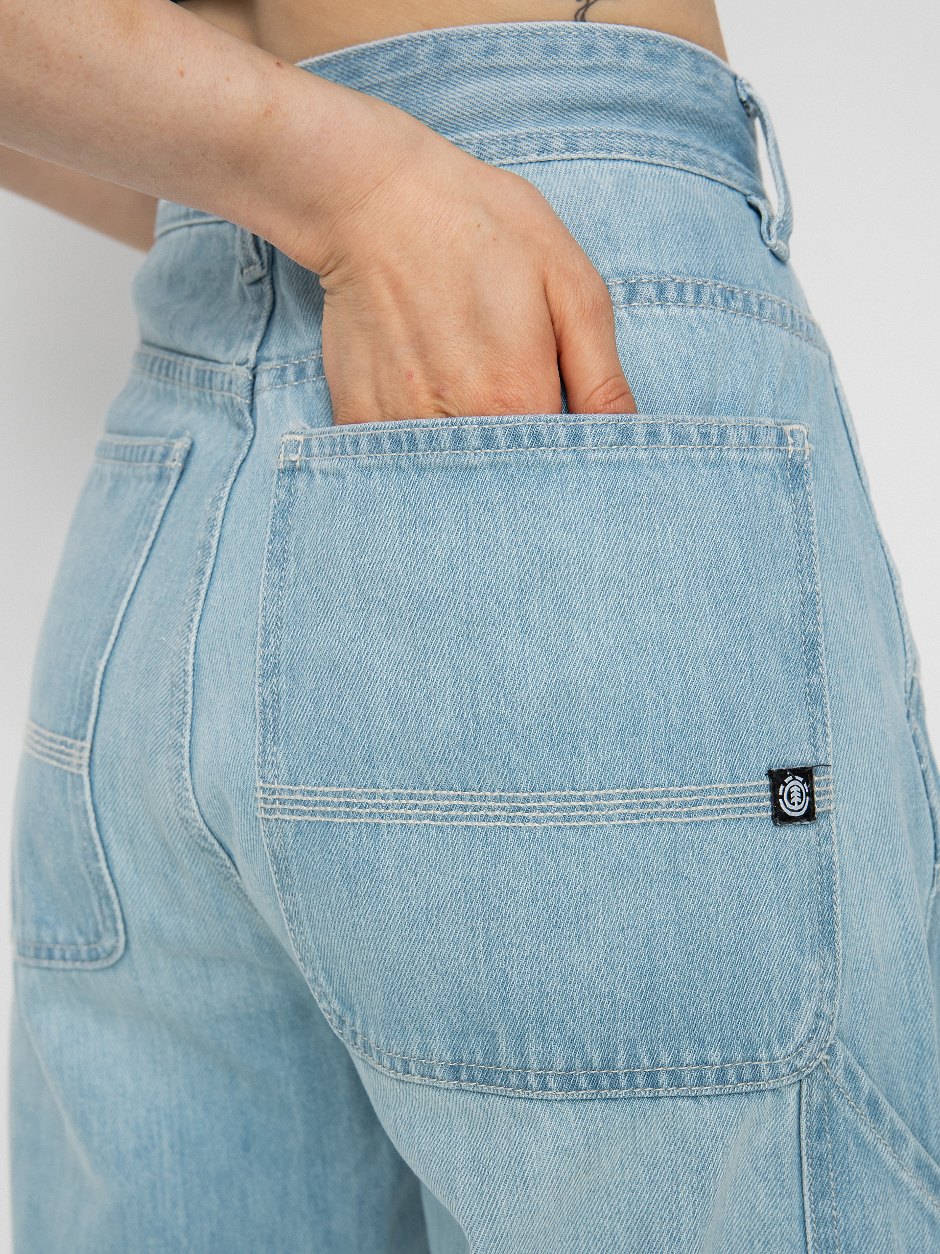 Element Utility Denim Pants Wmn (bleached)