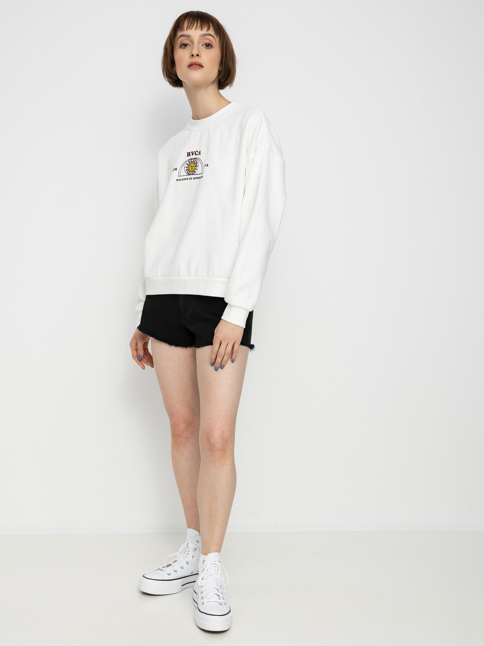 RVCA West Crew Sweatshirt Wmn (vintage white)