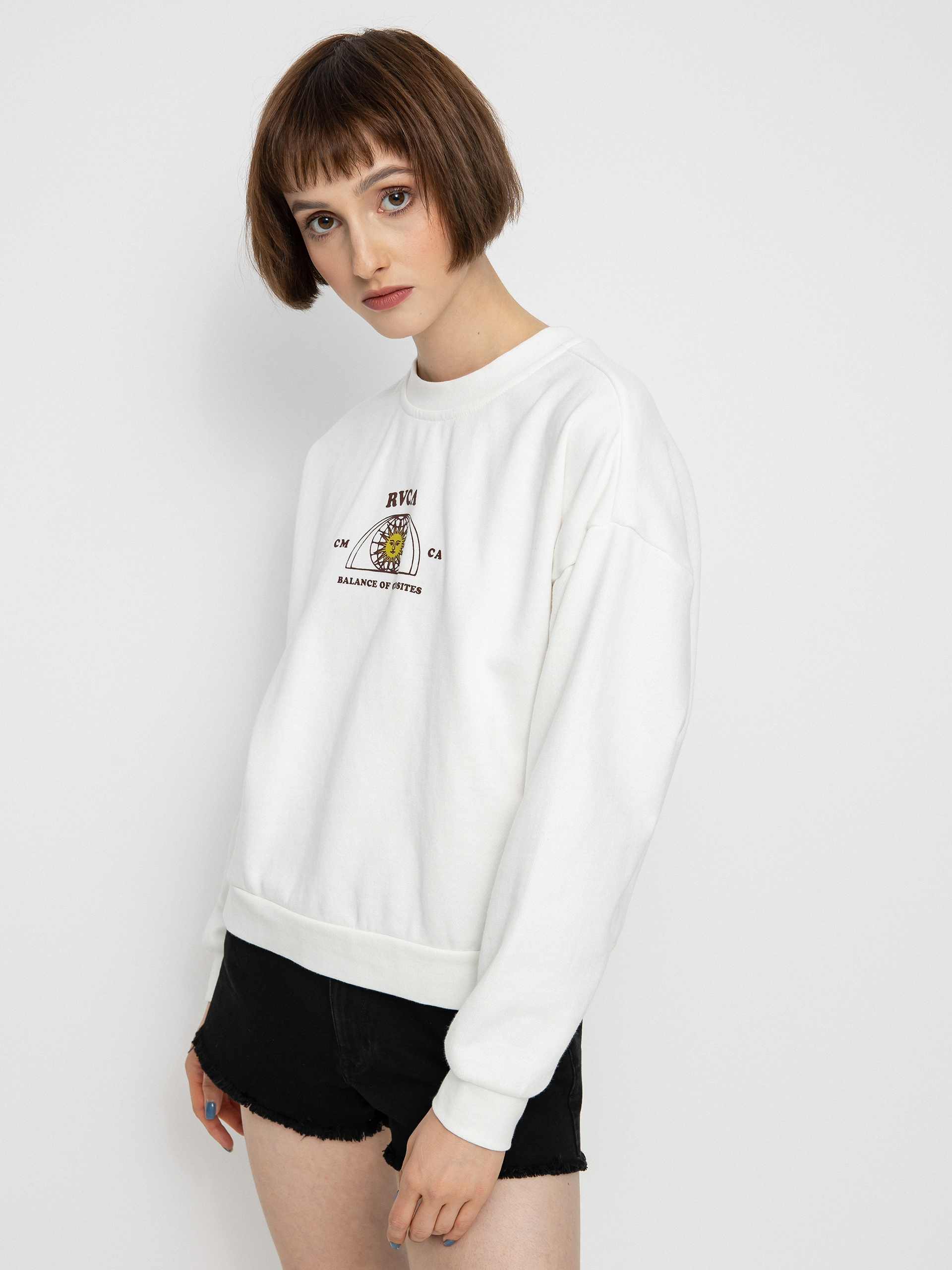 RVCA West Crew Sweatshirt Wmn (vintage white)