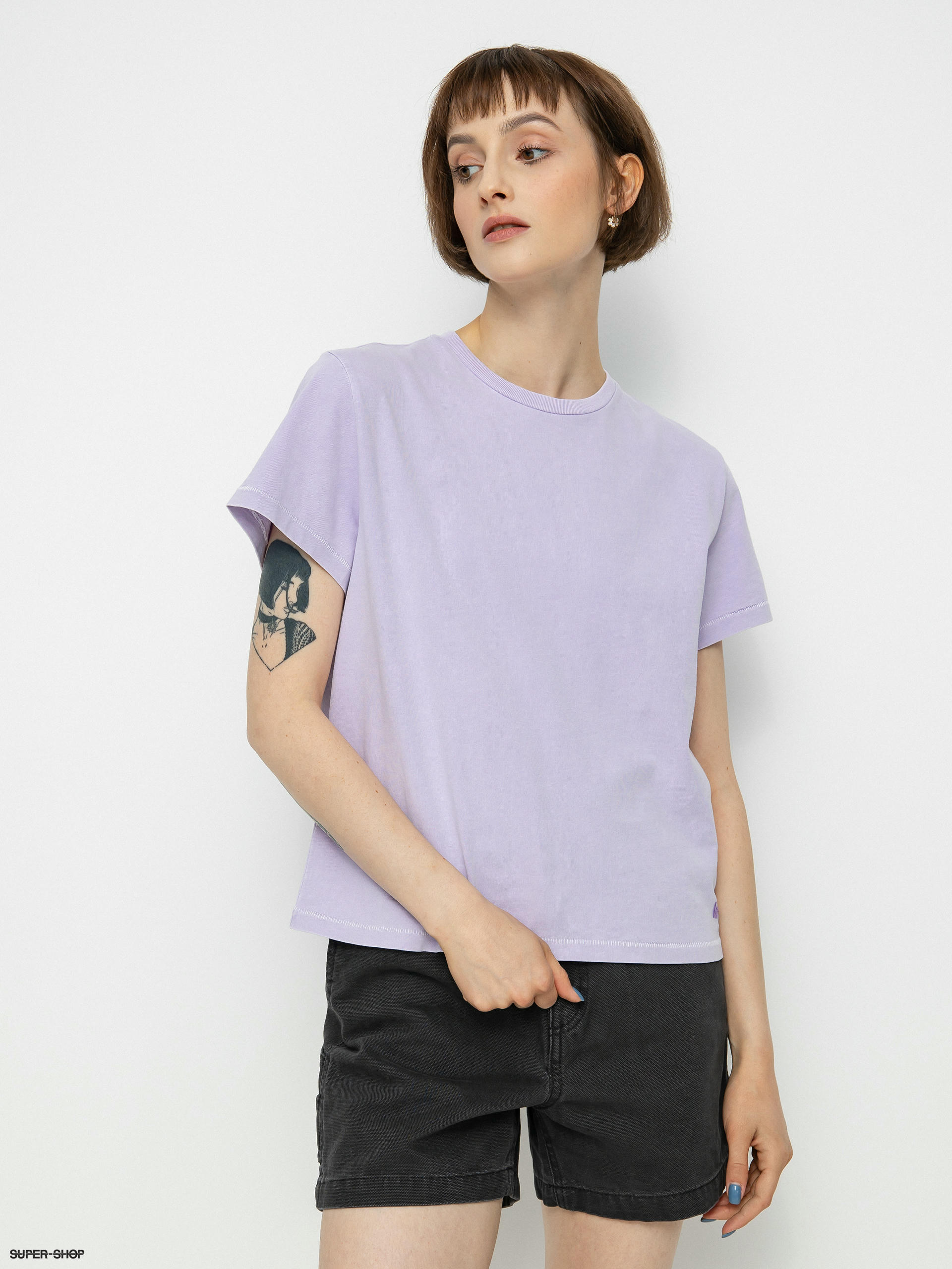 purple levis shirt