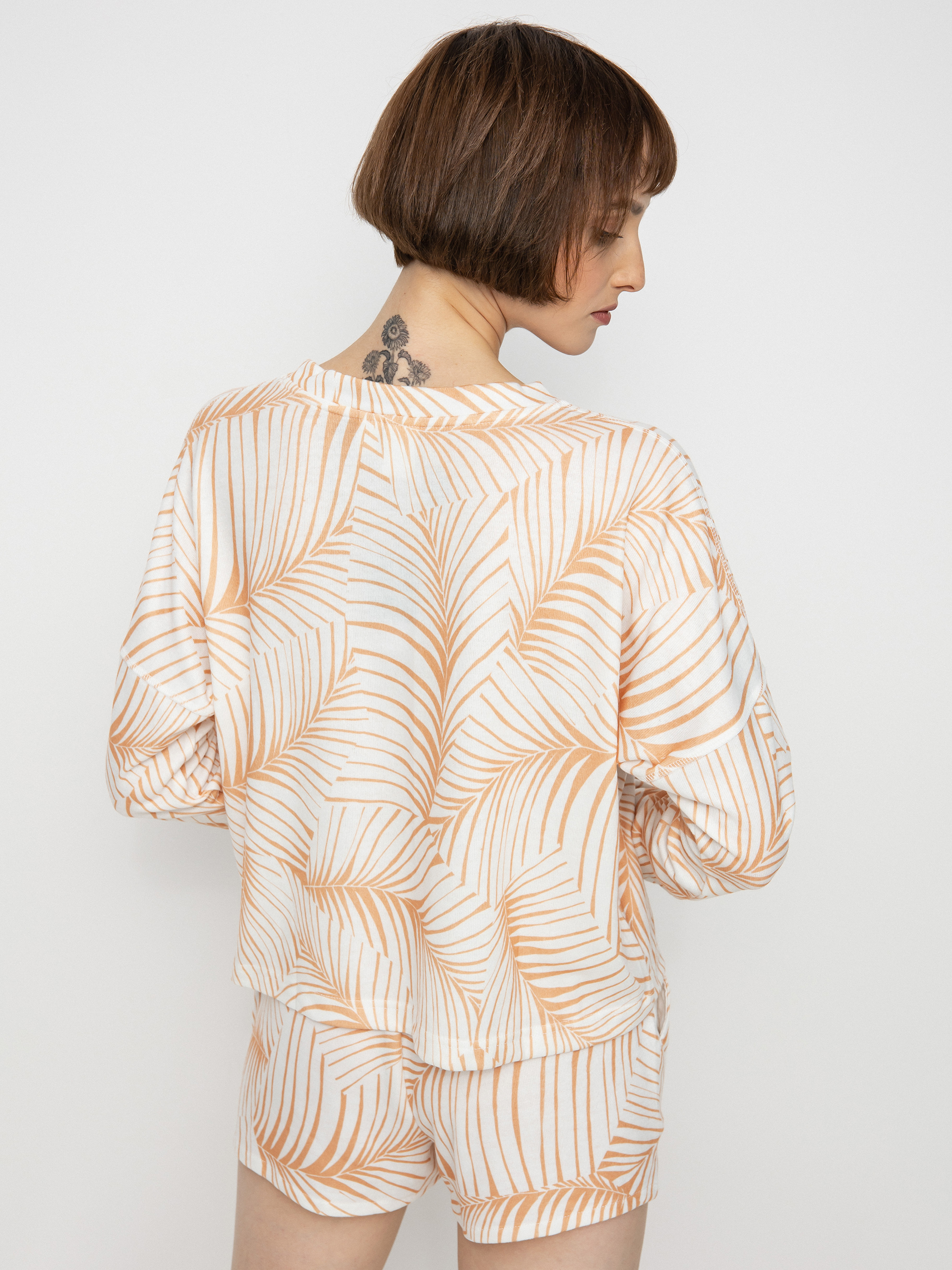 Roxy Current Mood Sweatshirt Wmn (toast palm tree dreams)