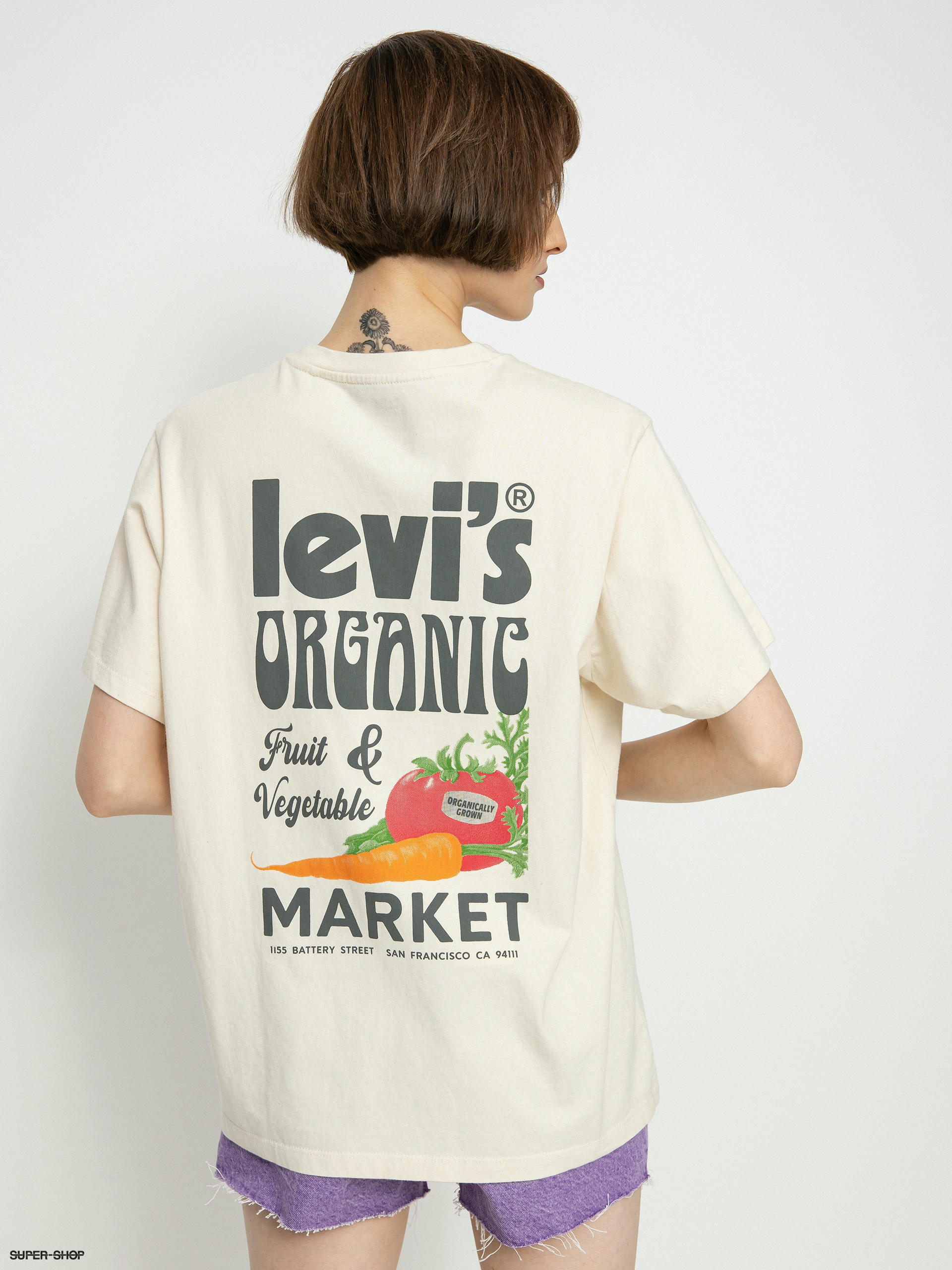 Levi's® Stay Fresh T-shirt Wmn (organic undyed griege)