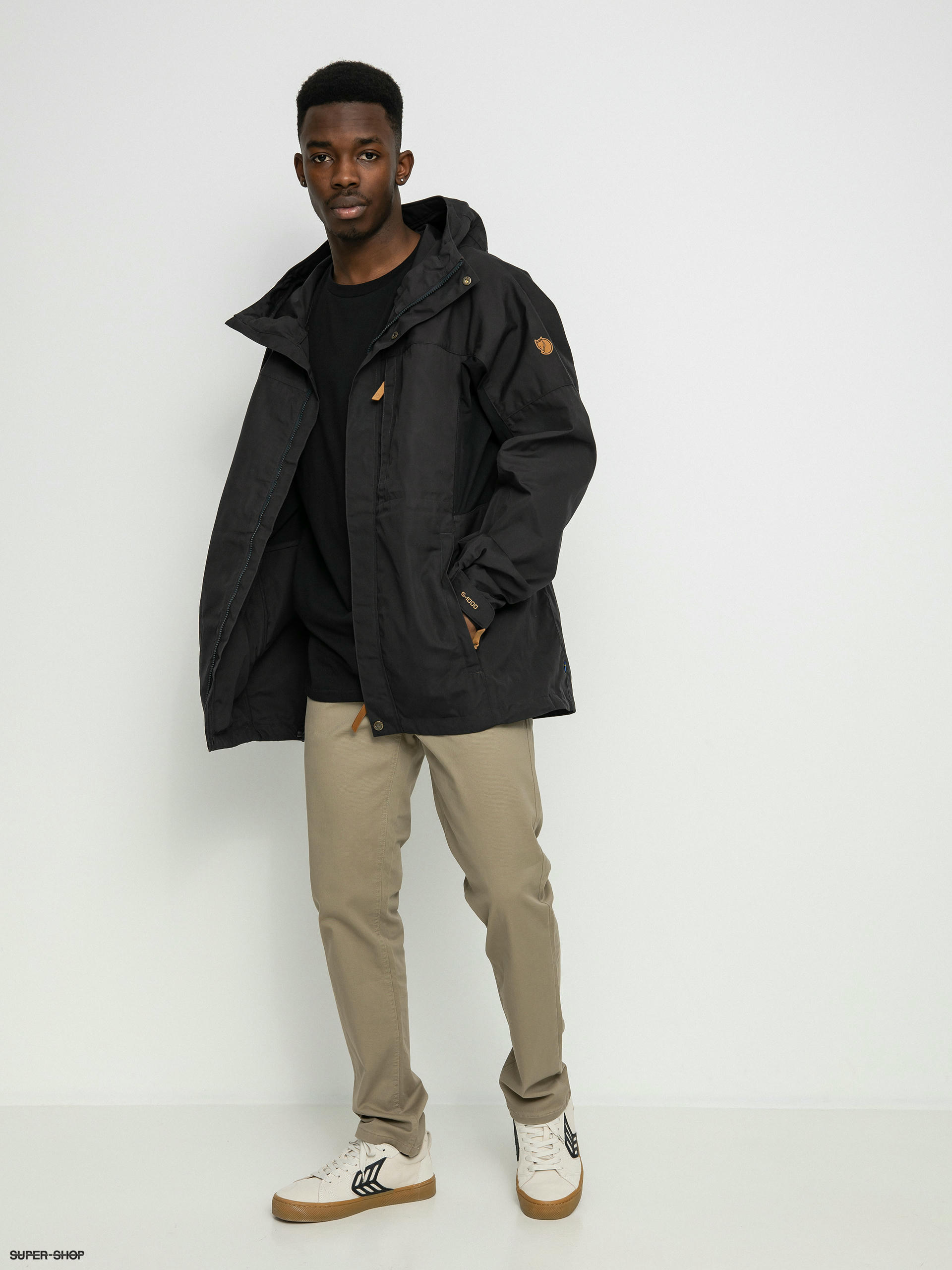 Fjallraven Kaipak Jacket black dark grey black