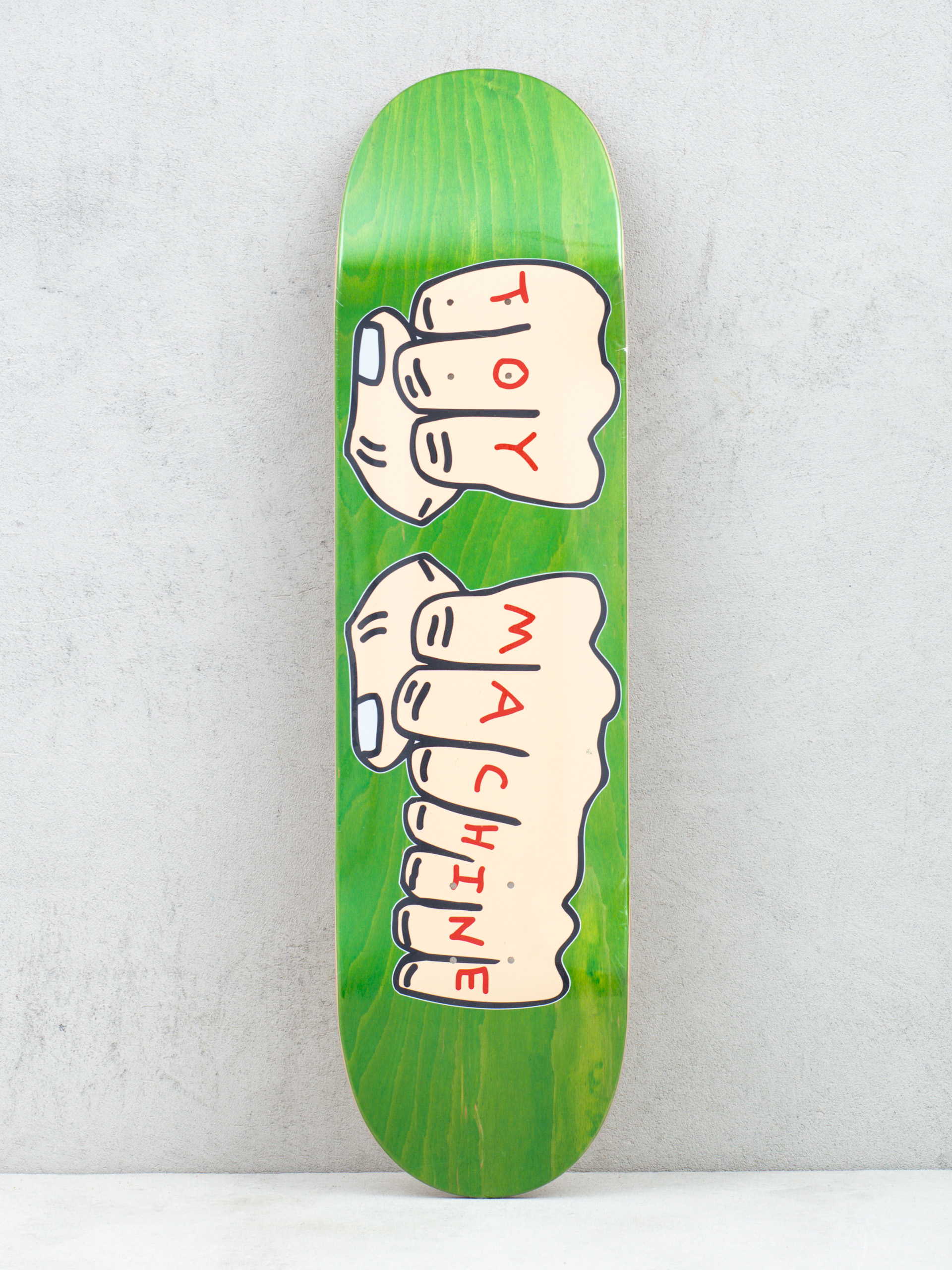 Toy Machine Fists Large Deck (green)