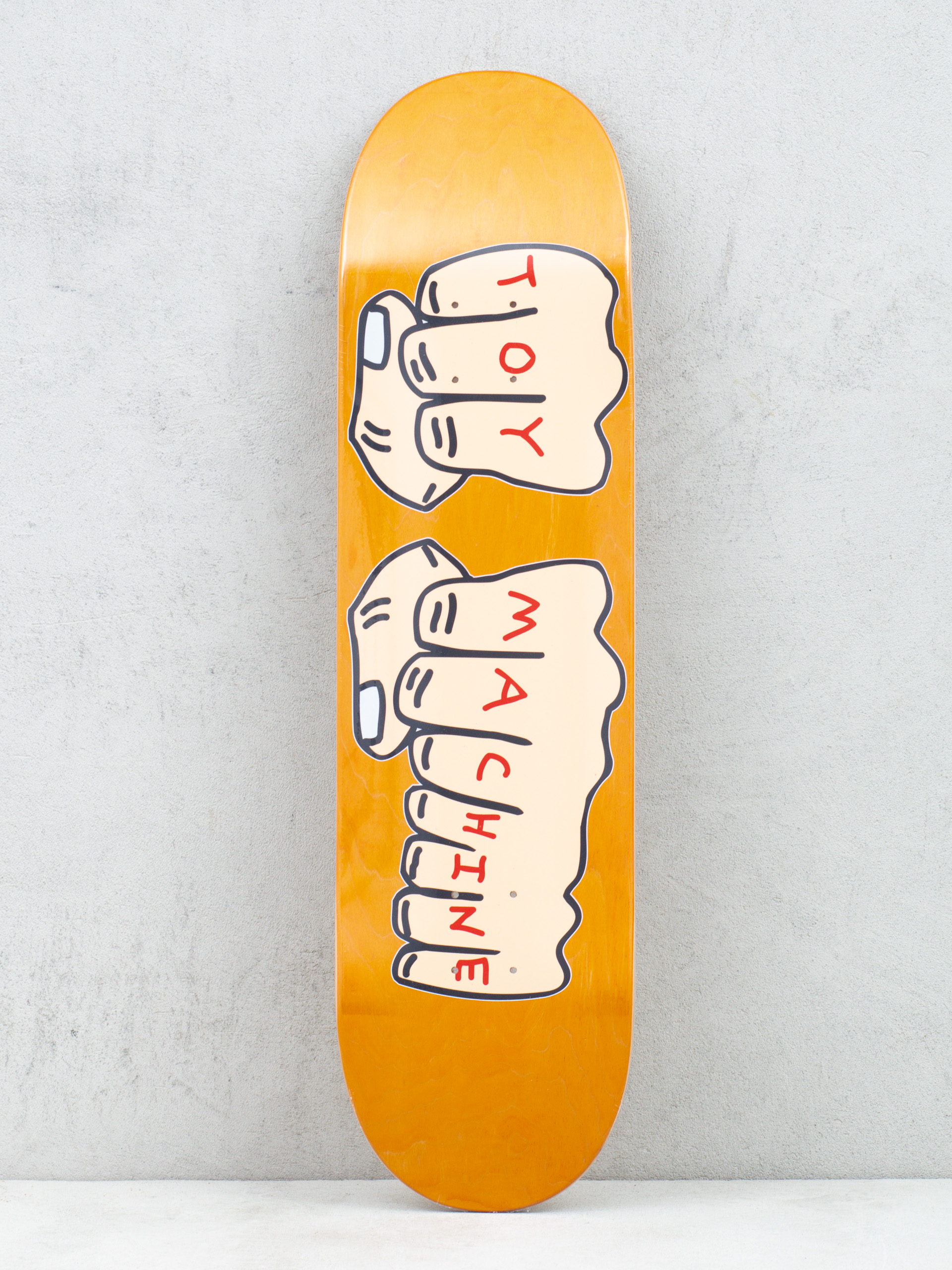 Toy Machine Fists Large Deck (orange)