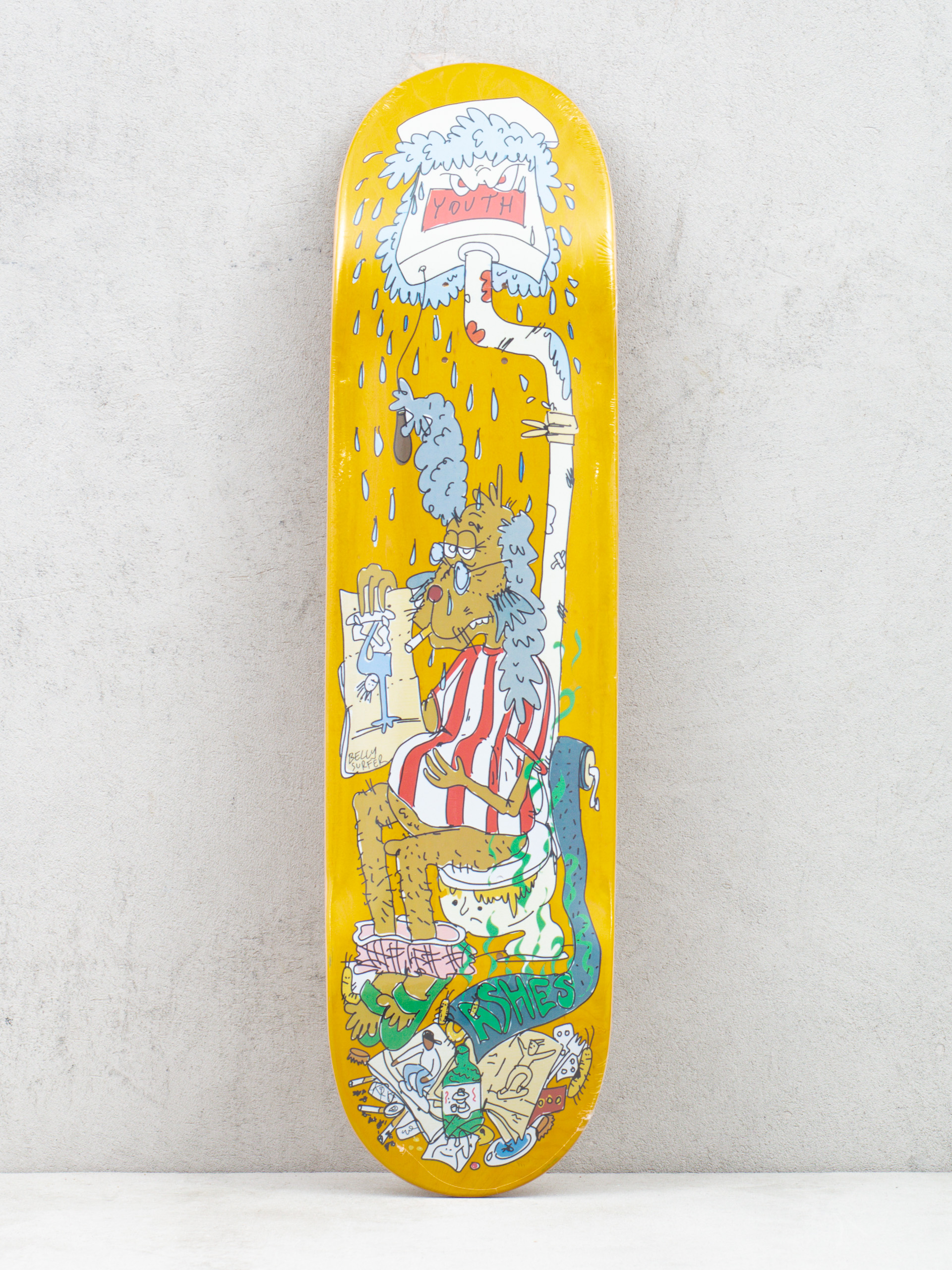 Youth Skateboards X Ashes Old Dog Deck (yellow)