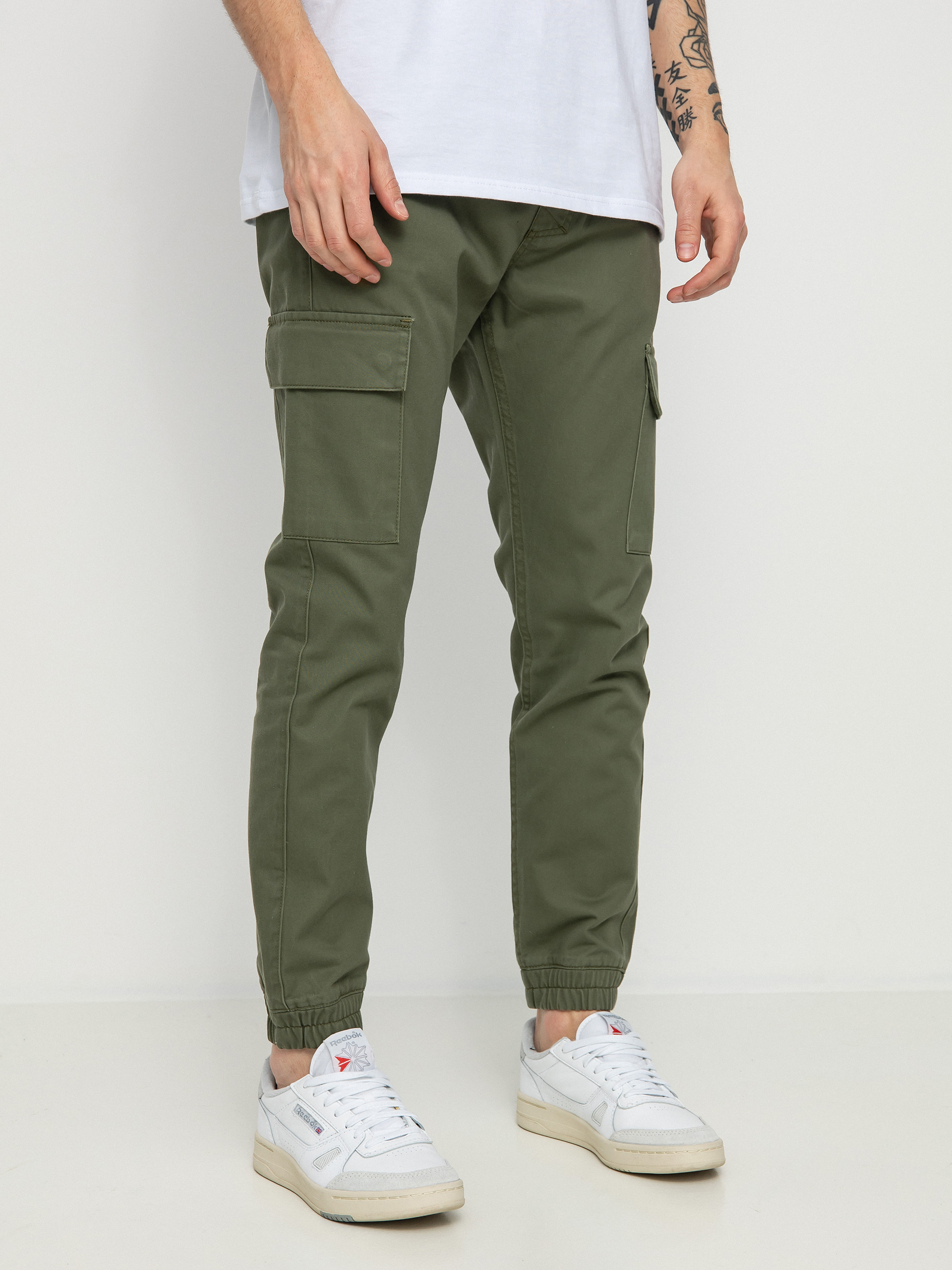 MassDnm Cargo Joggers Sneaker Fit Pants green (olive)