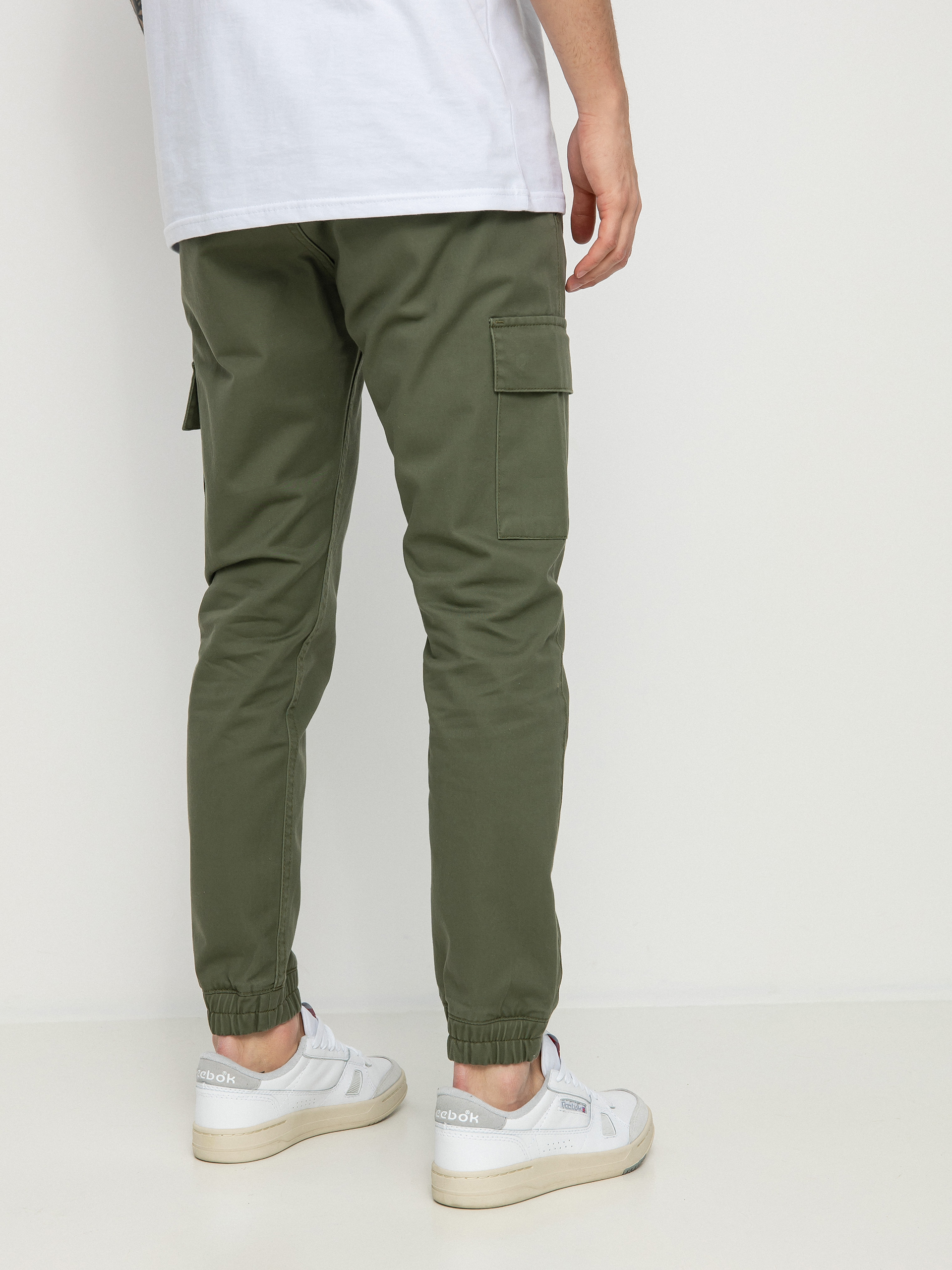 MassDnm Cargo Joggers Sneaker Fit Pants (olive)
