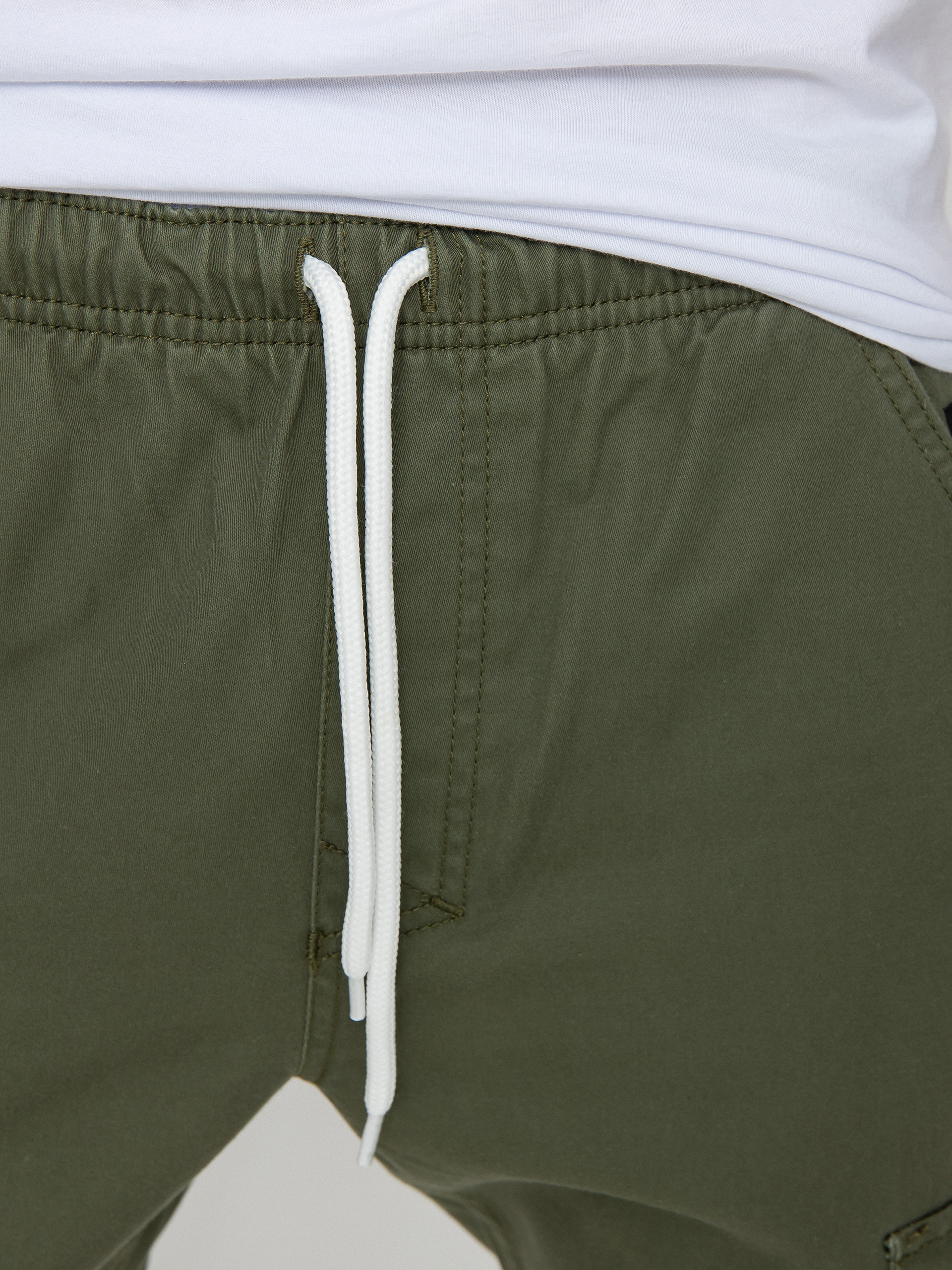 MassDnm Cargo Joggers Sneaker Fit Pants (olive)